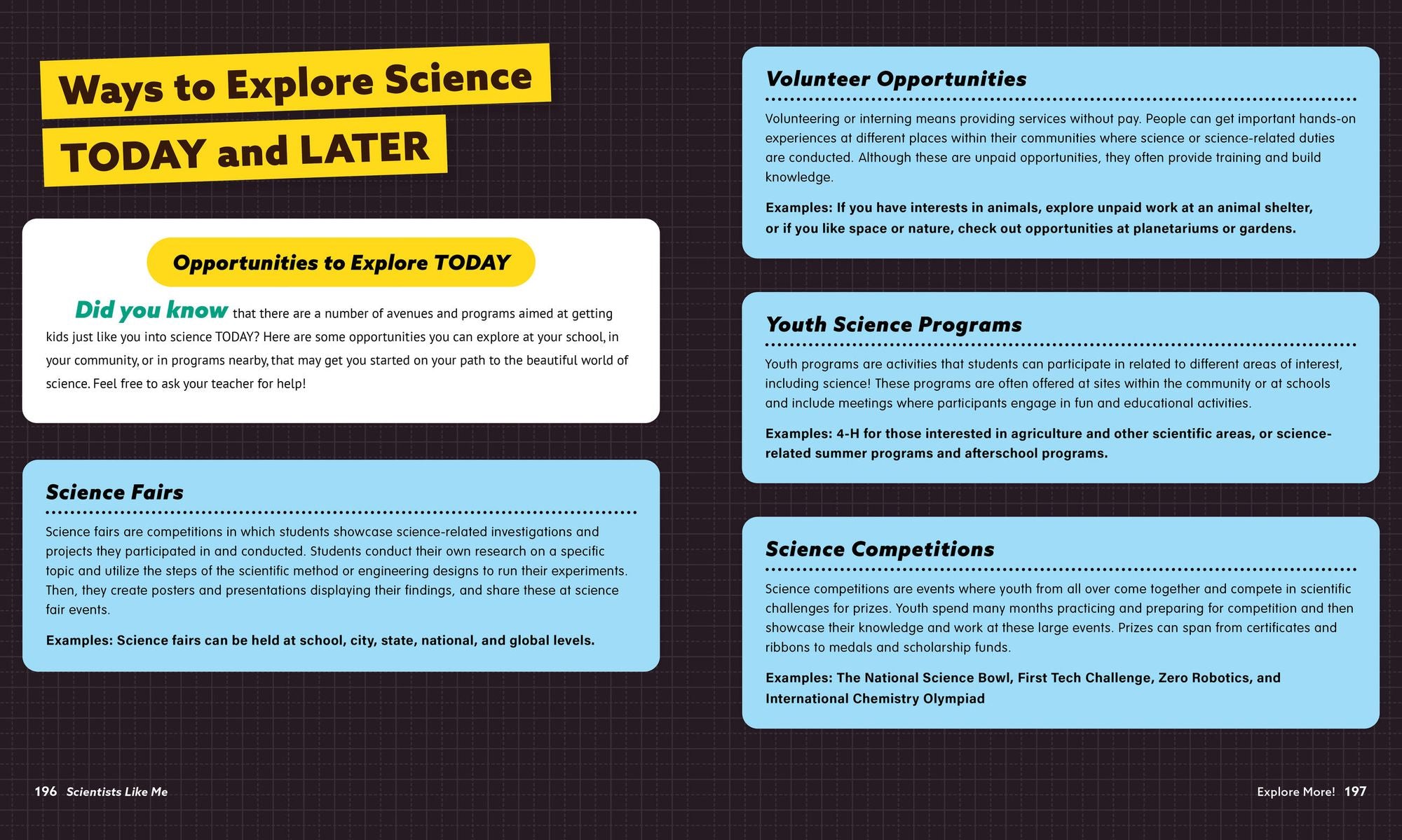 Scientists Like Me: Stories, Advice, and Inspiration from 25 Trailblazers with Experiments to Try at Home