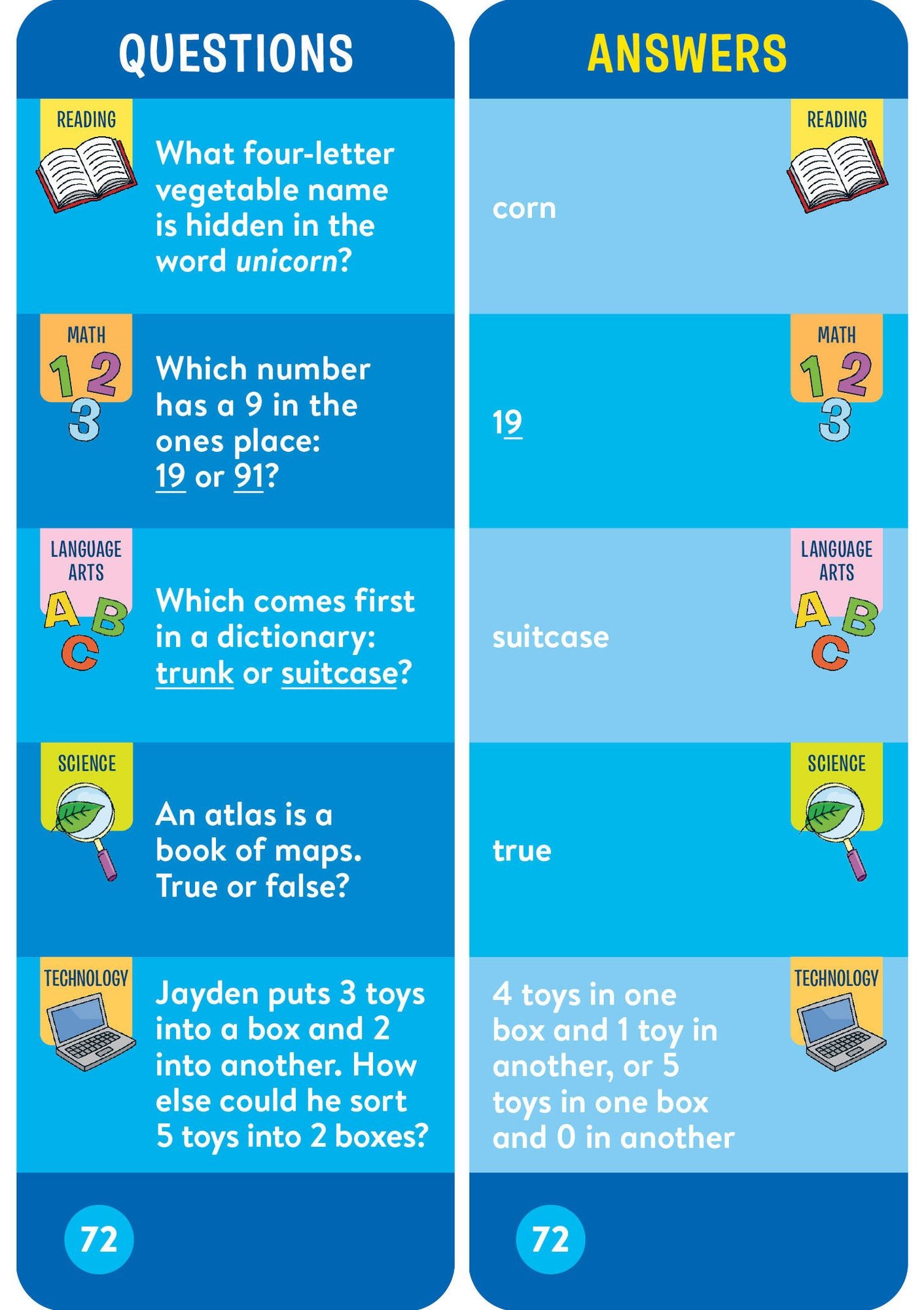 Brain Quest 1st Grade Smart Cards Revised 5th Edition