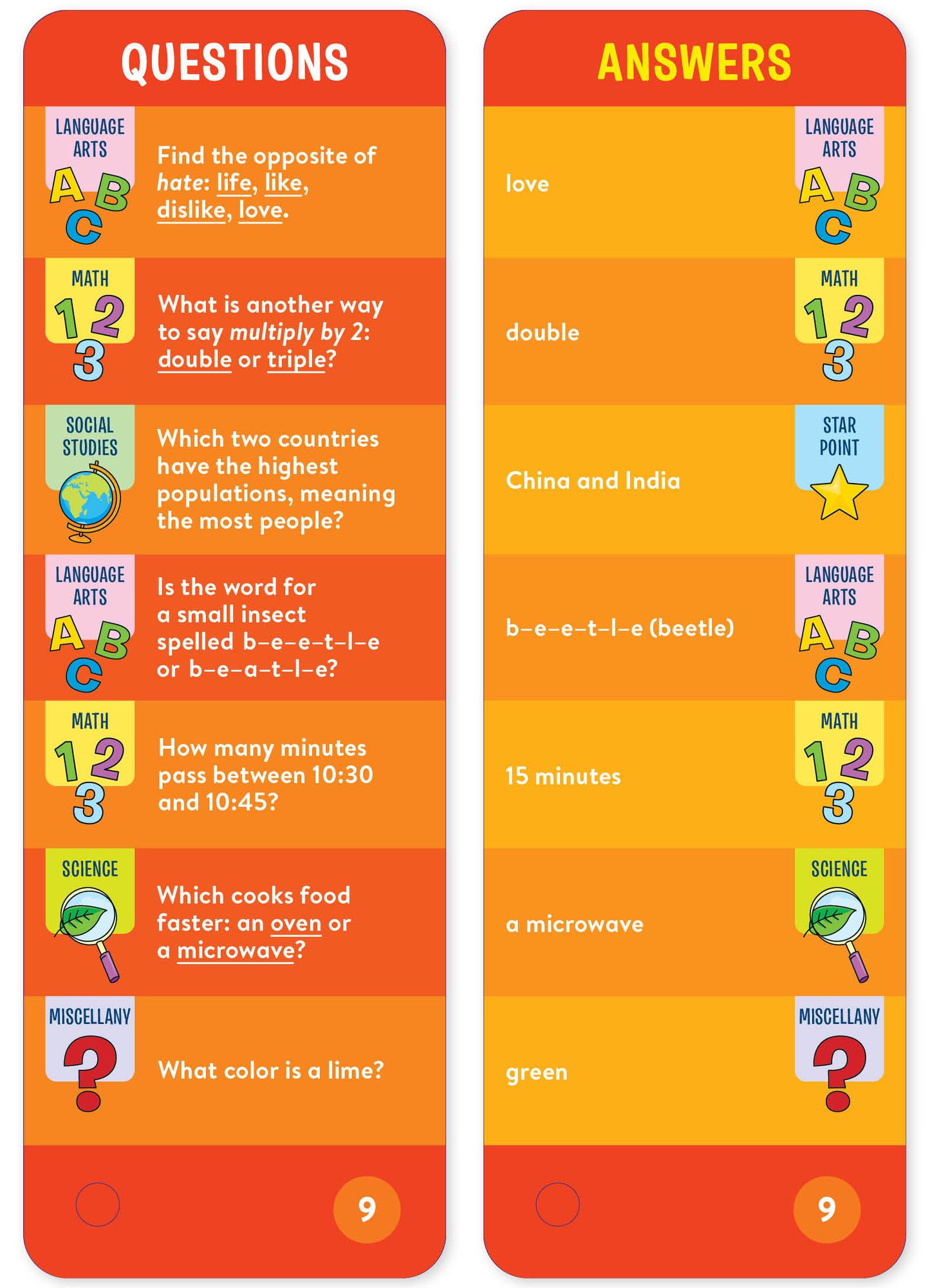 Brain Quest 2nd Grade Smart Cards Revised 5th Edition