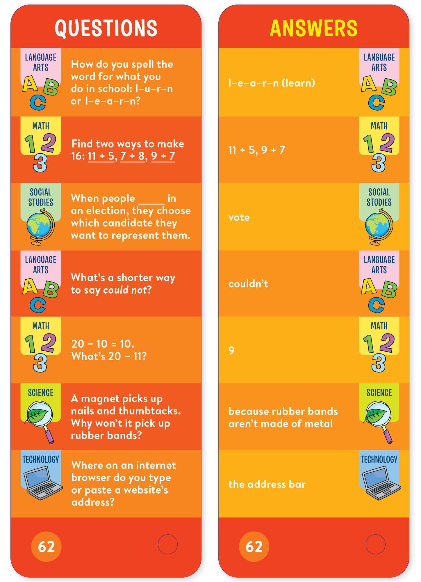 Brain Quest 2nd Grade Smart Cards Revised 5th Edition