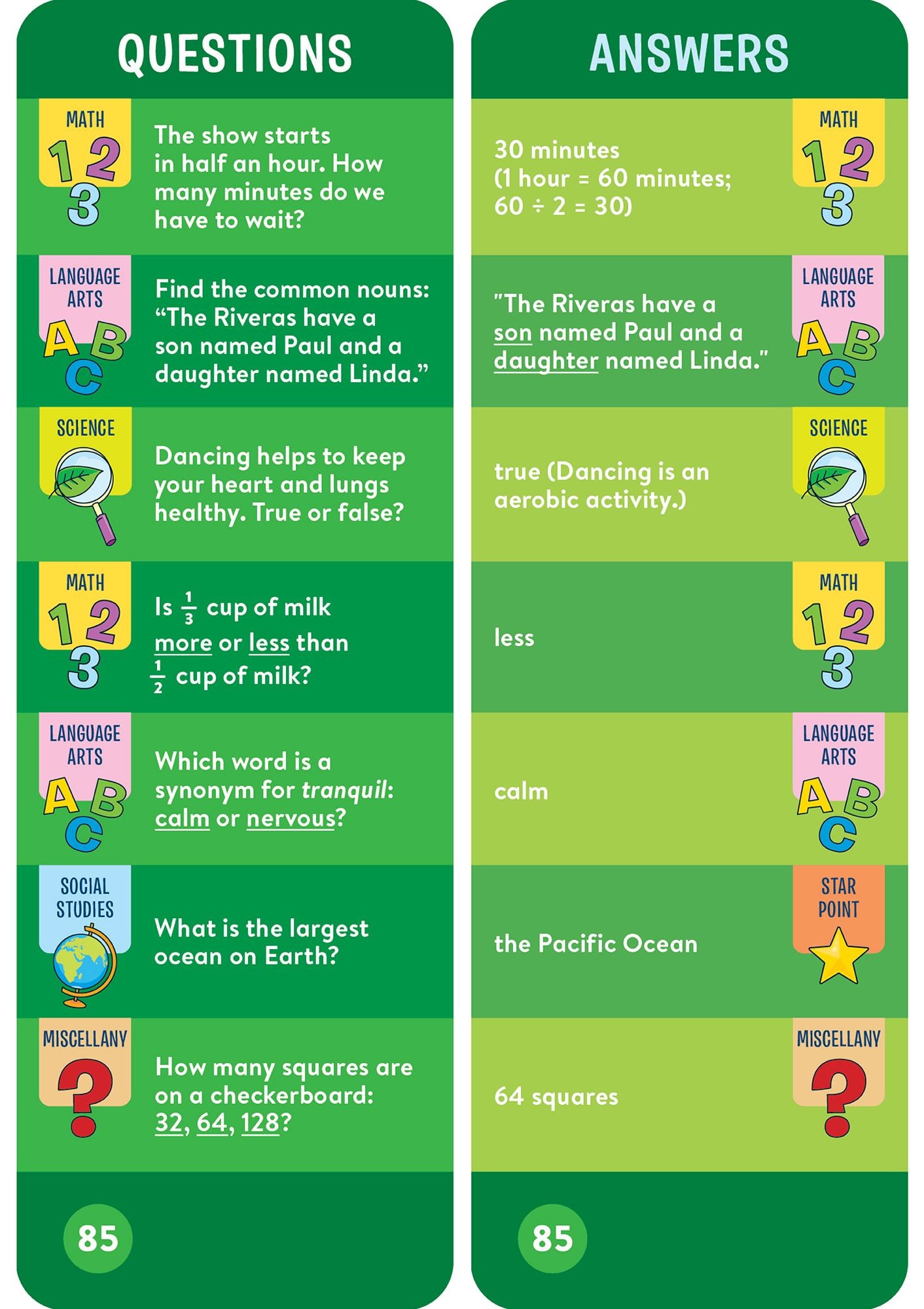 Brain Quest 3rd Grade Smart Cards Revised 5th Edition