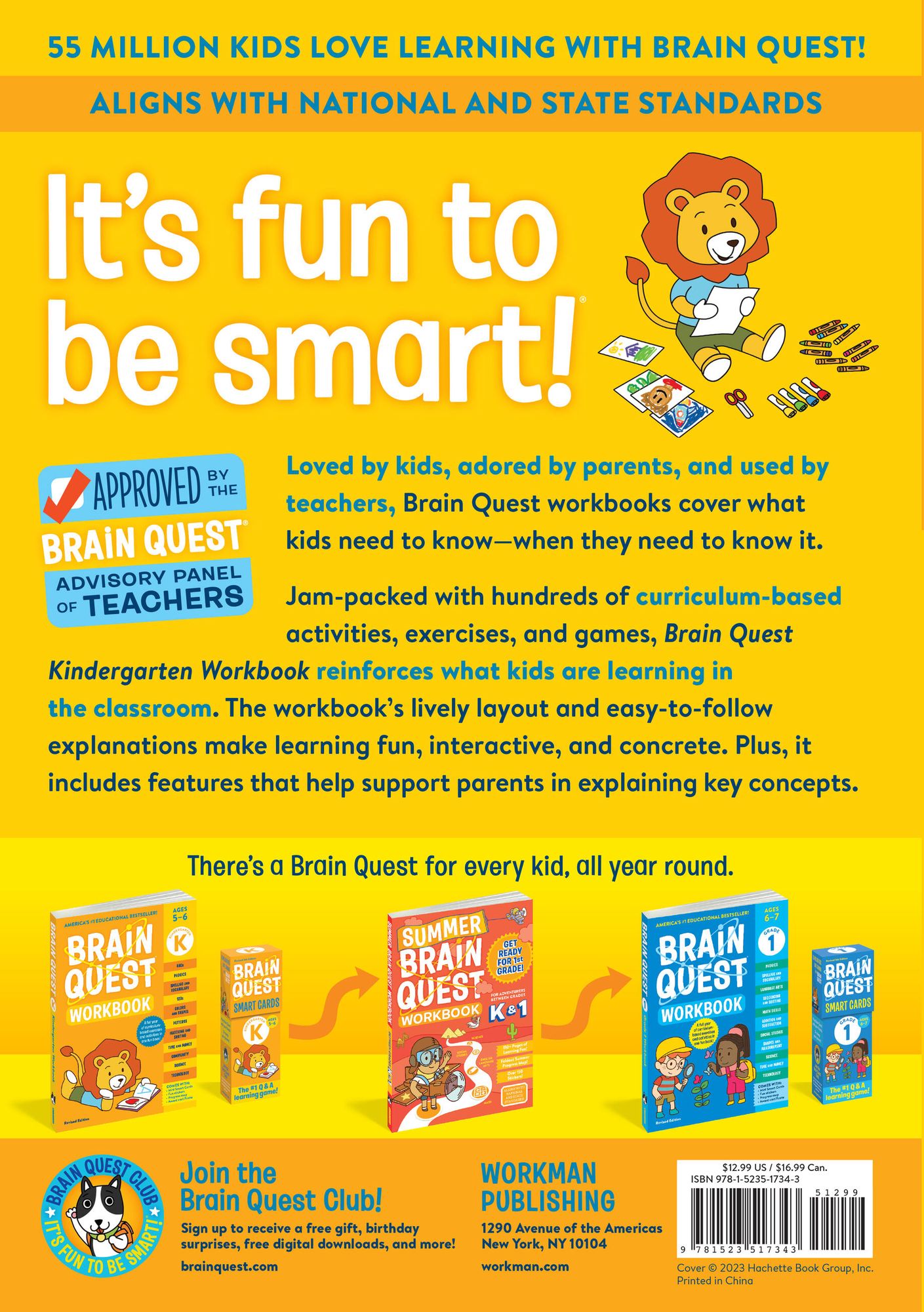 Brain Quest Workbook: Kindergarten Revised Edition