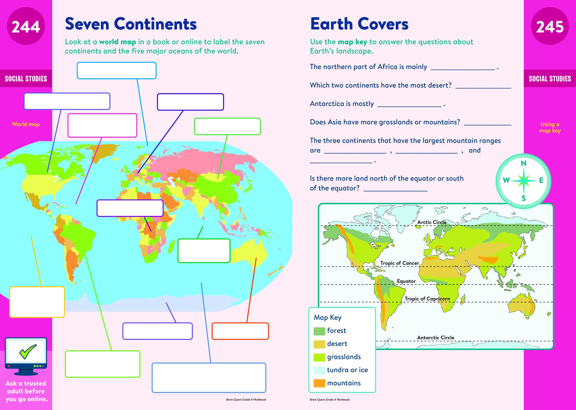 Brain Quest Workbook: 4th Grade Revised Edition