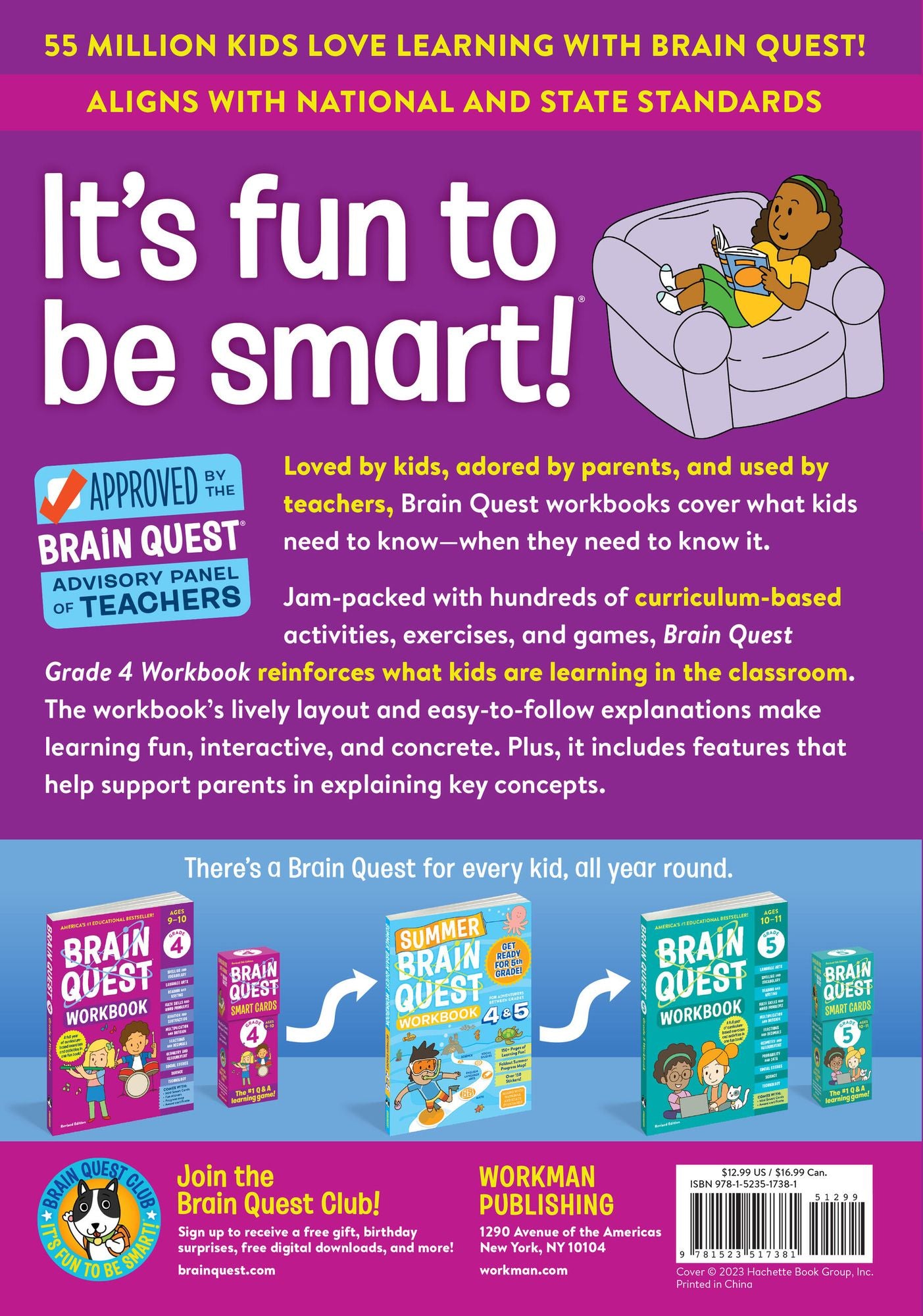 Brain Quest Workbook: 4th Grade Revised Edition