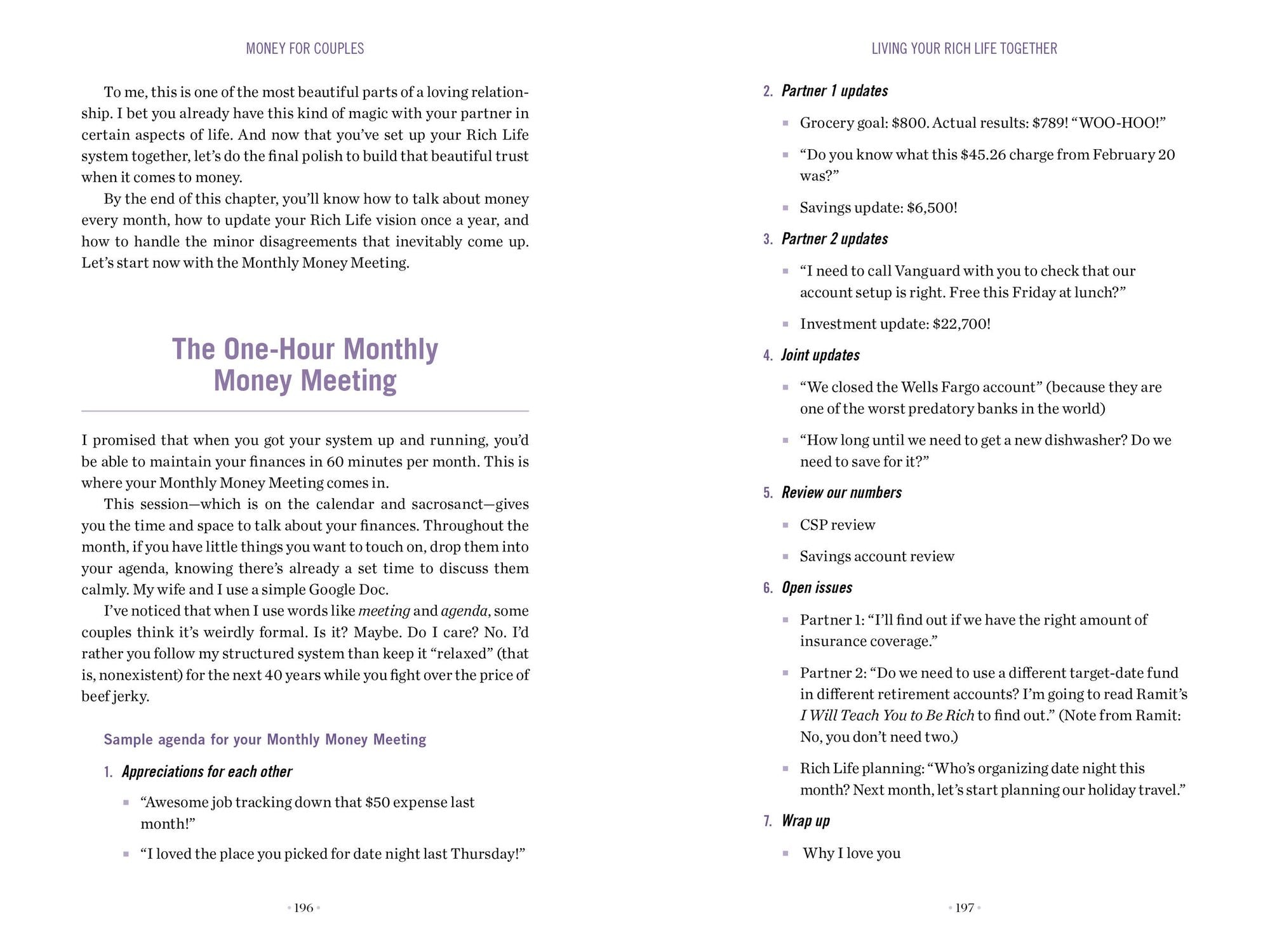 Money for Couples: No More Stress. No More Fights. Just a 10-Step Plan to Create Your Rich Life Together.