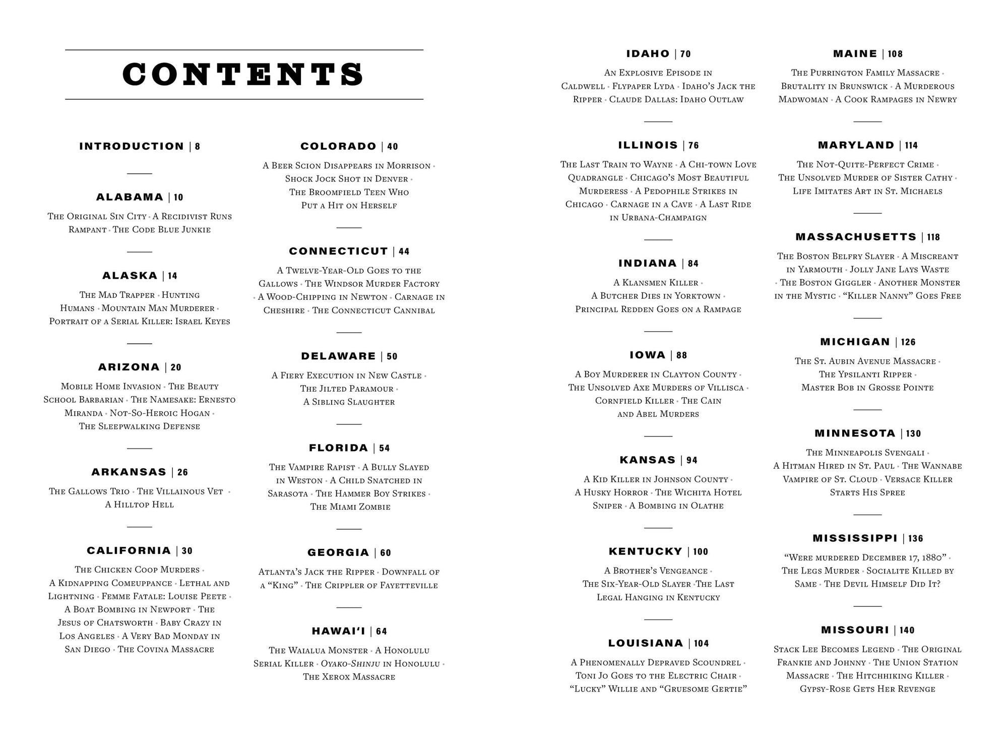 50 States of Murder: An Atlas of American Crime