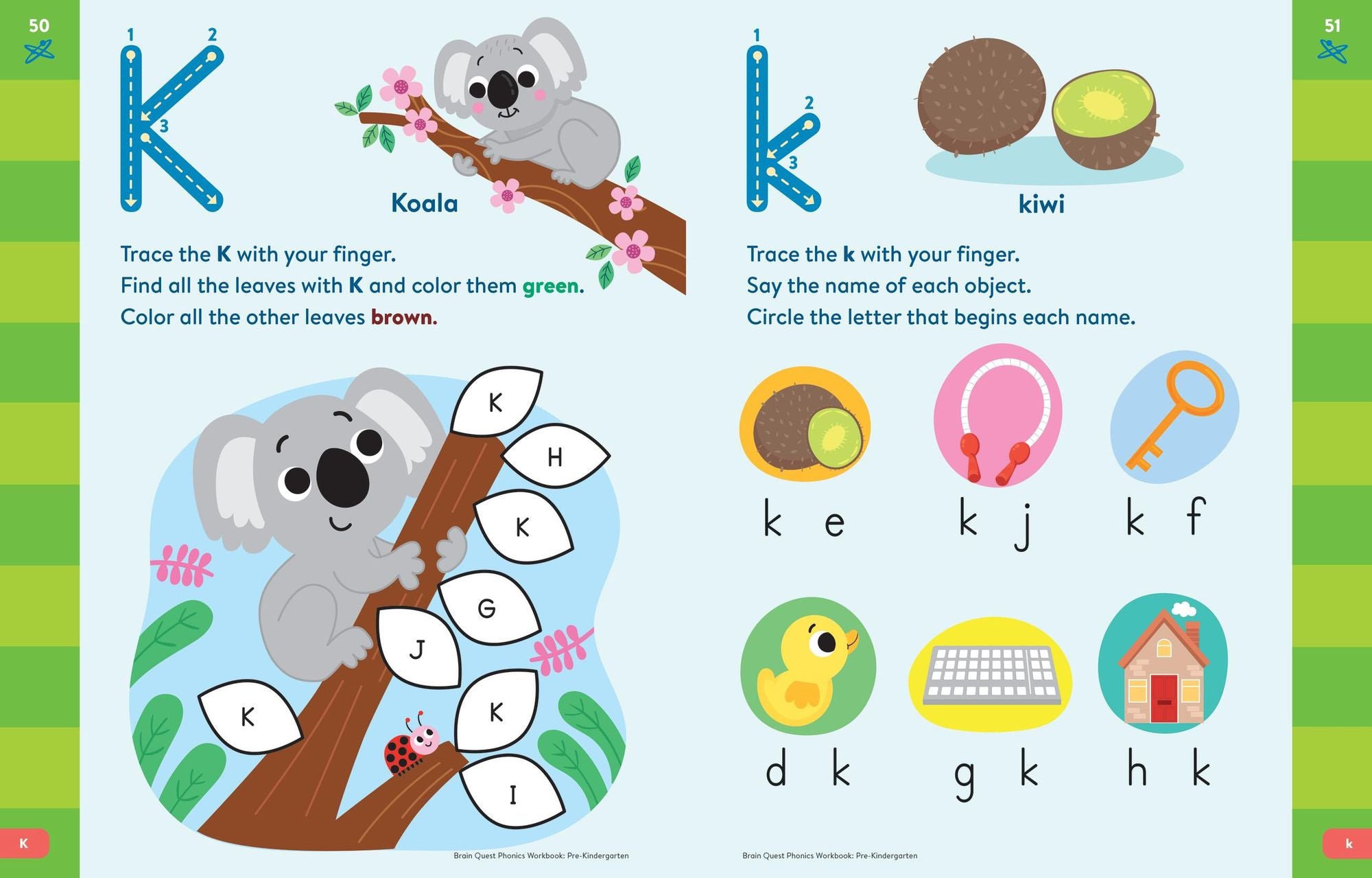 Brain Quest Phonics Workbook: Pre-Kindergarten