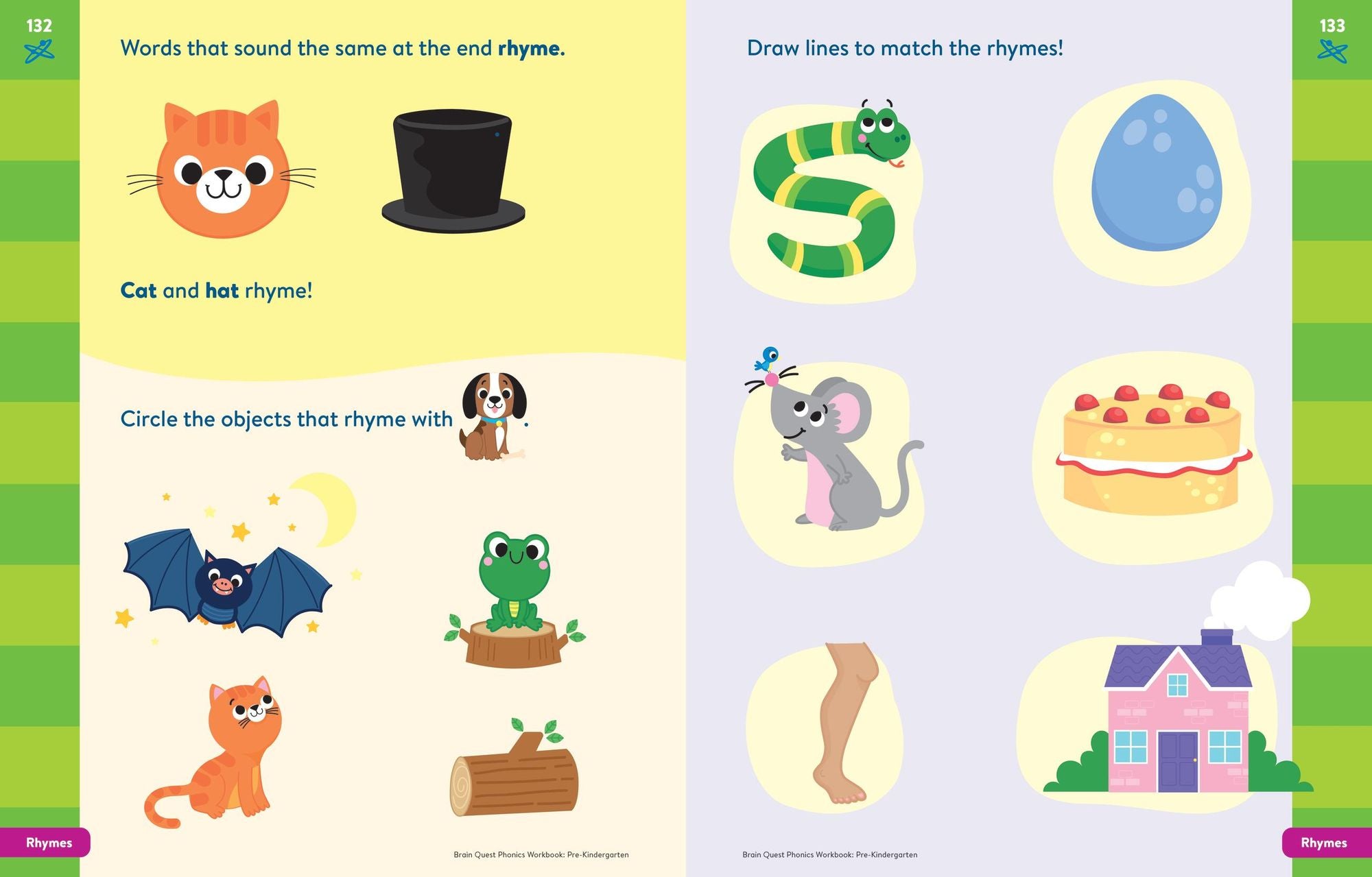 Brain Quest Phonics Workbook: Pre-Kindergarten