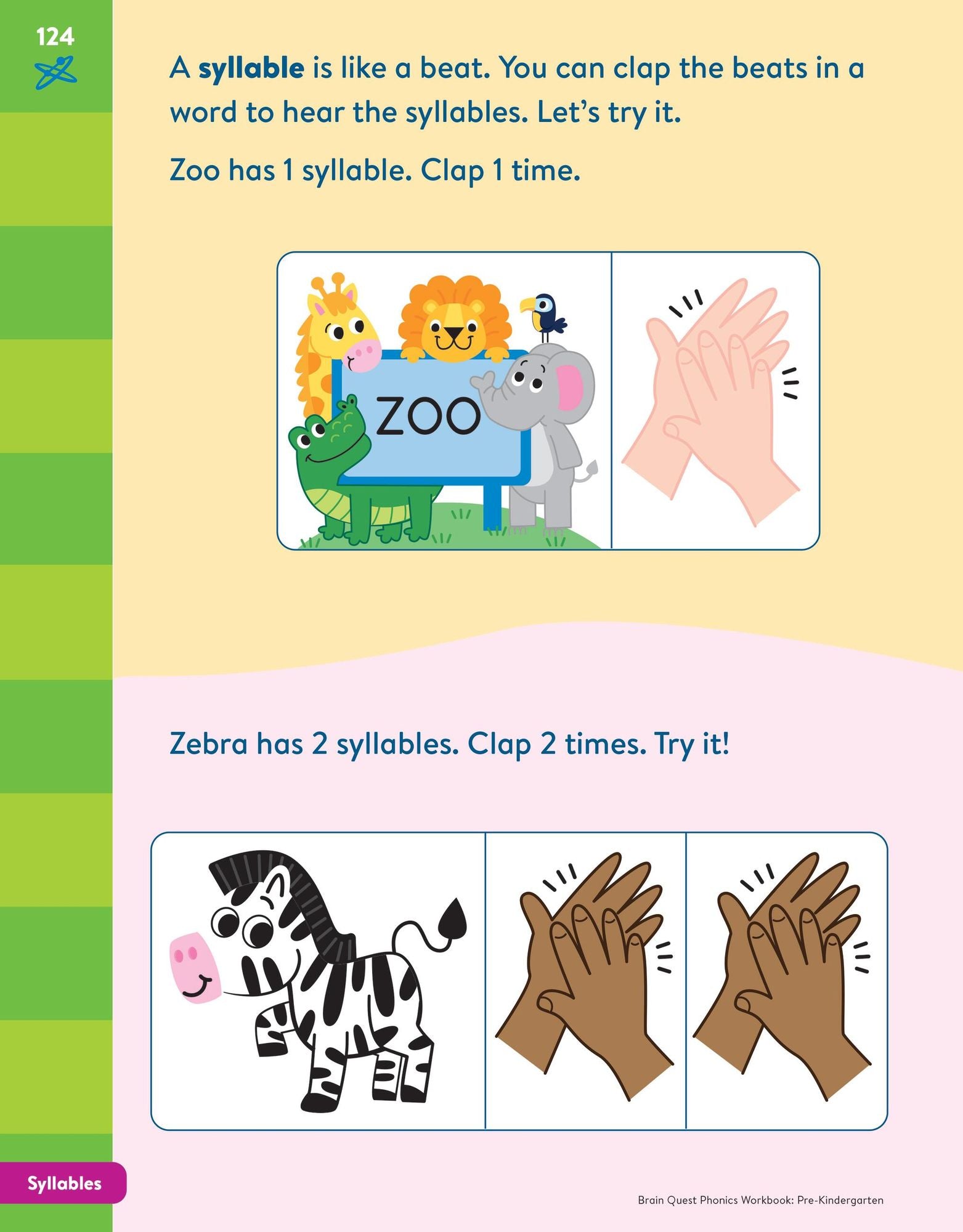 Brain Quest Phonics Workbook: Pre-Kindergarten