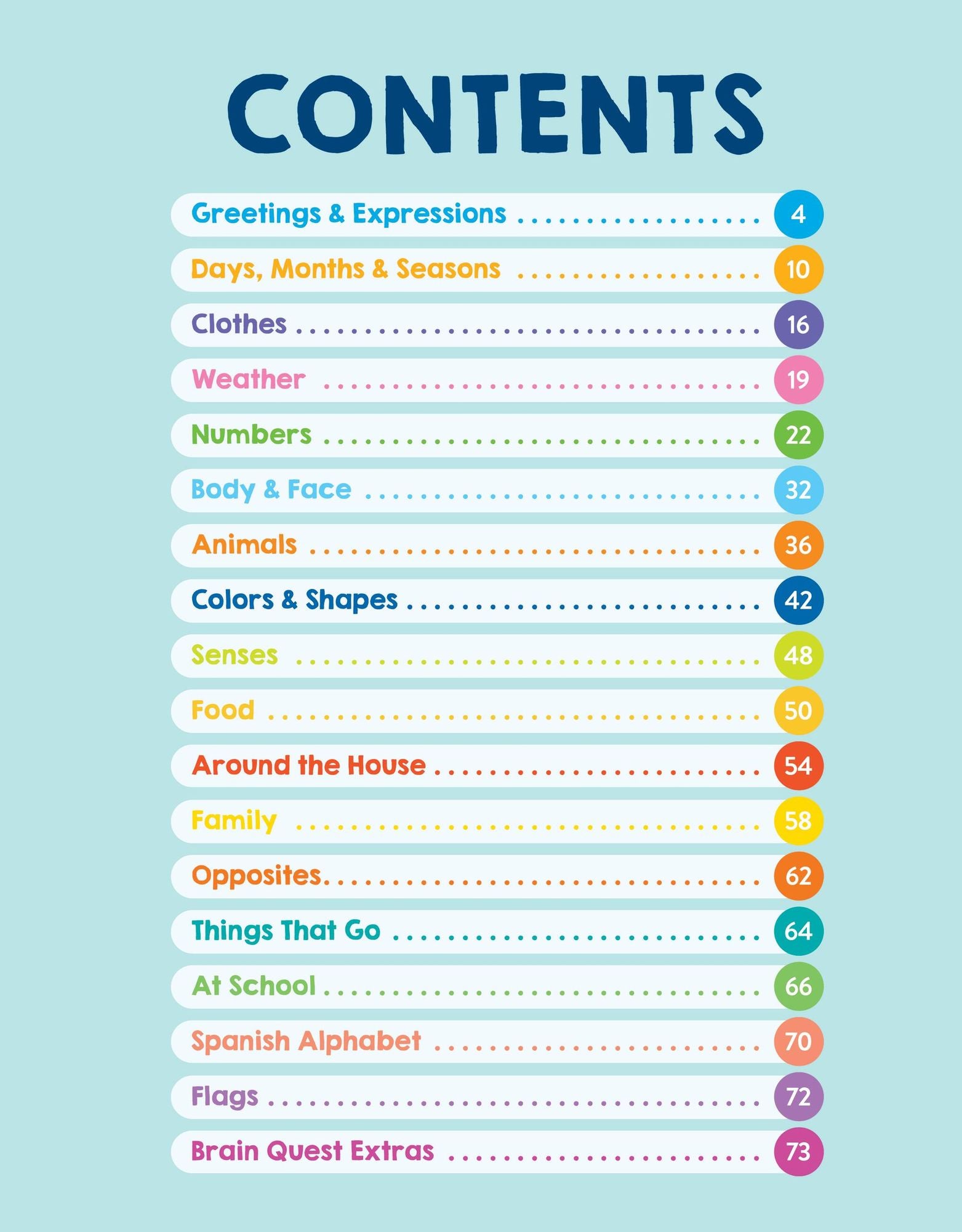 Brain Quest Workbook: Learn Spanish