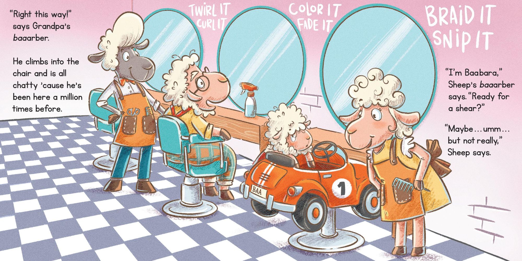 Baa Baa Shop: Sheep's First Haircut