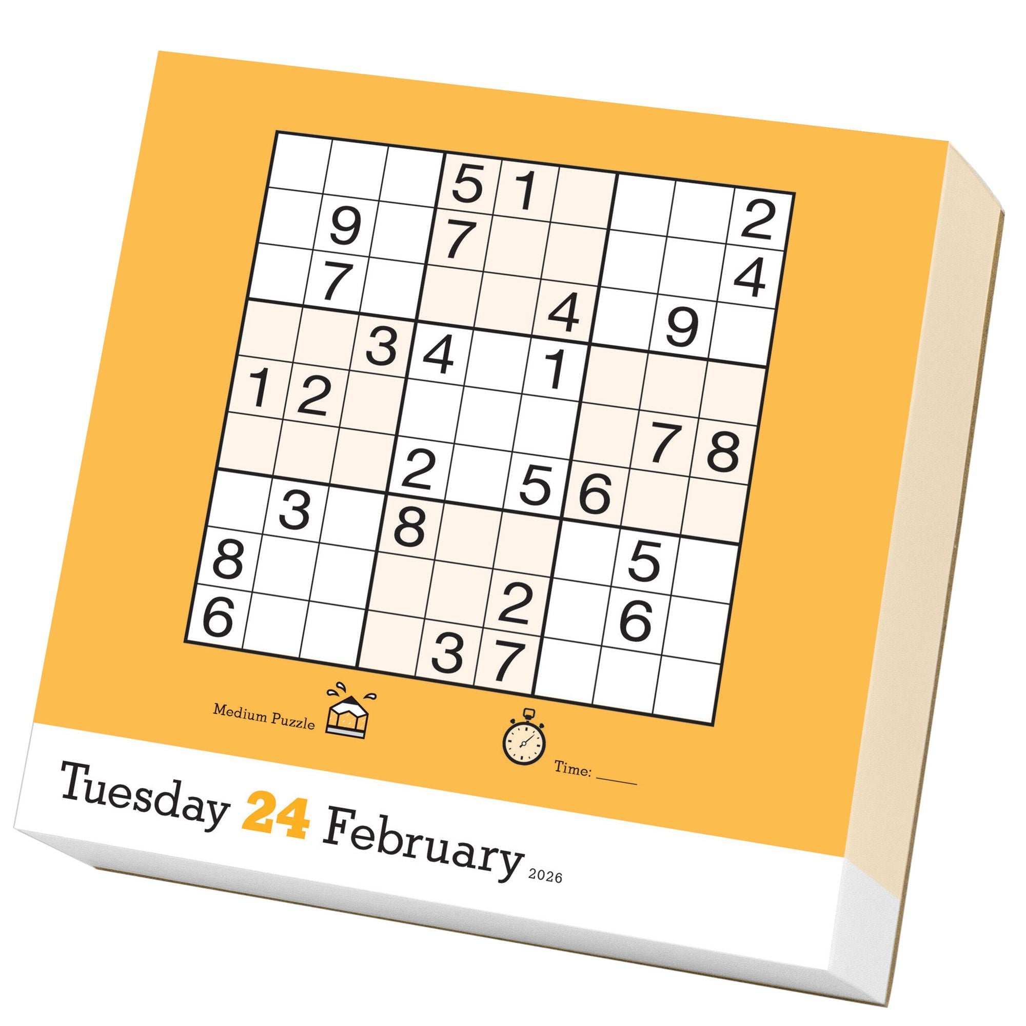 Original Sudoku Page-A-Day Calendar 2026: 365 Puzzles from the Editors at Nikoli