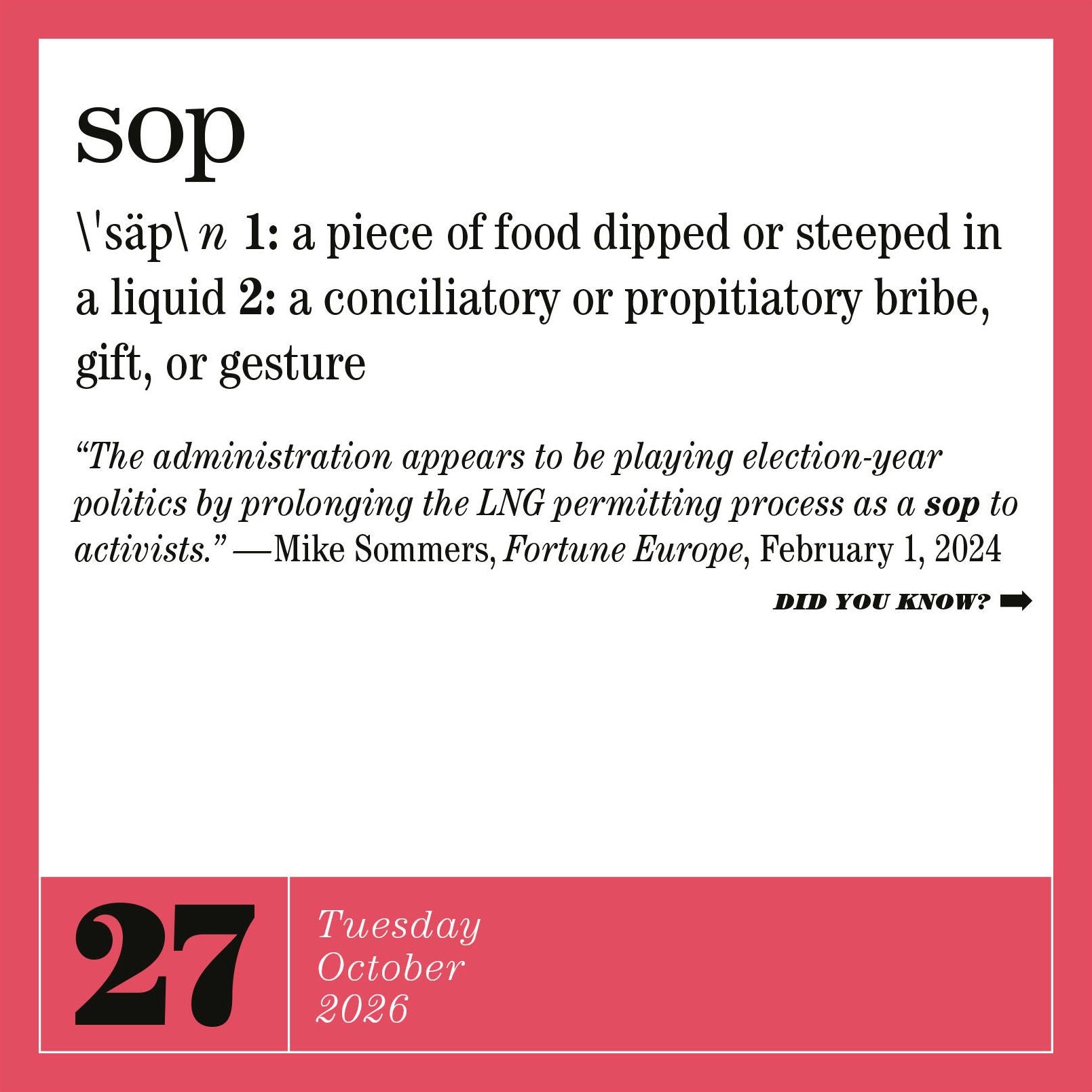 2026 365 New Words-A-Year Page-A-Day Calendar