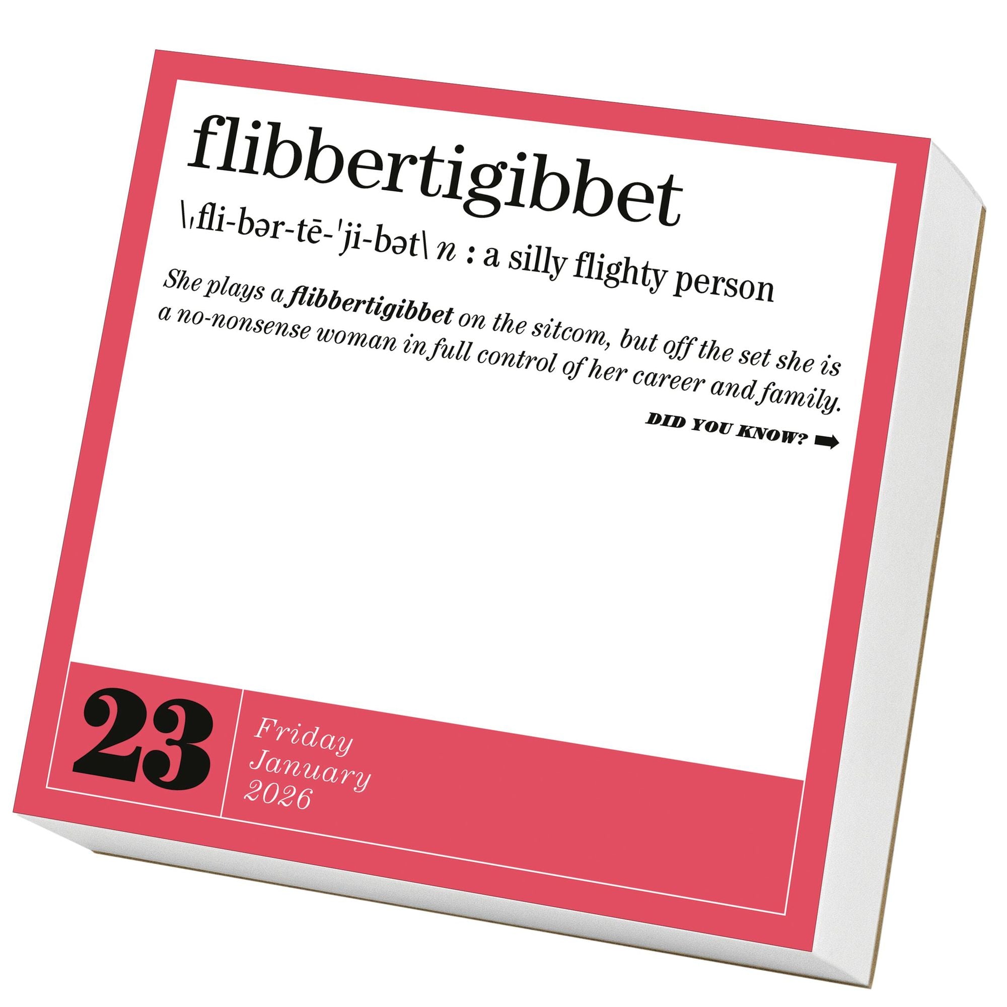 2026 365 New Words-A-Year Page-A-Day Calendar