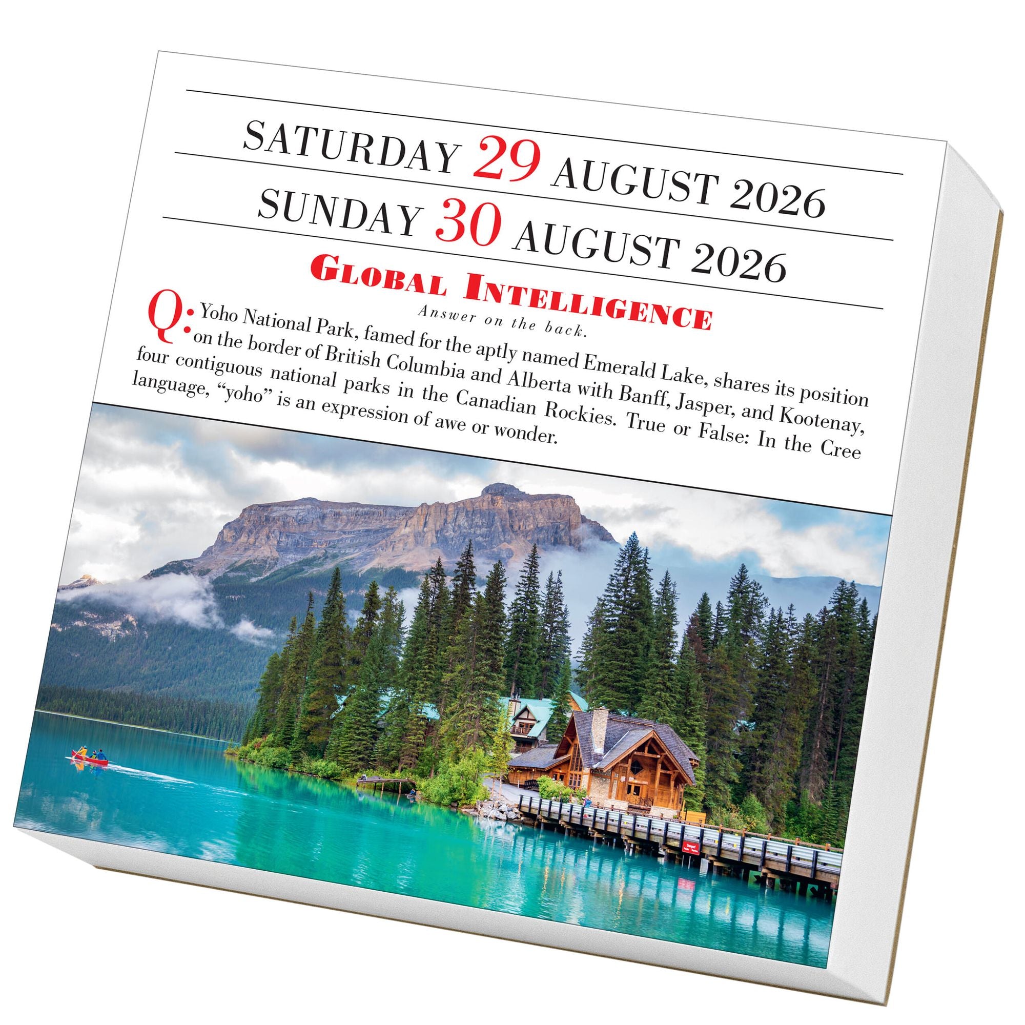 2026 1,000 Places to See Before You Die Page-A-Day Calendar