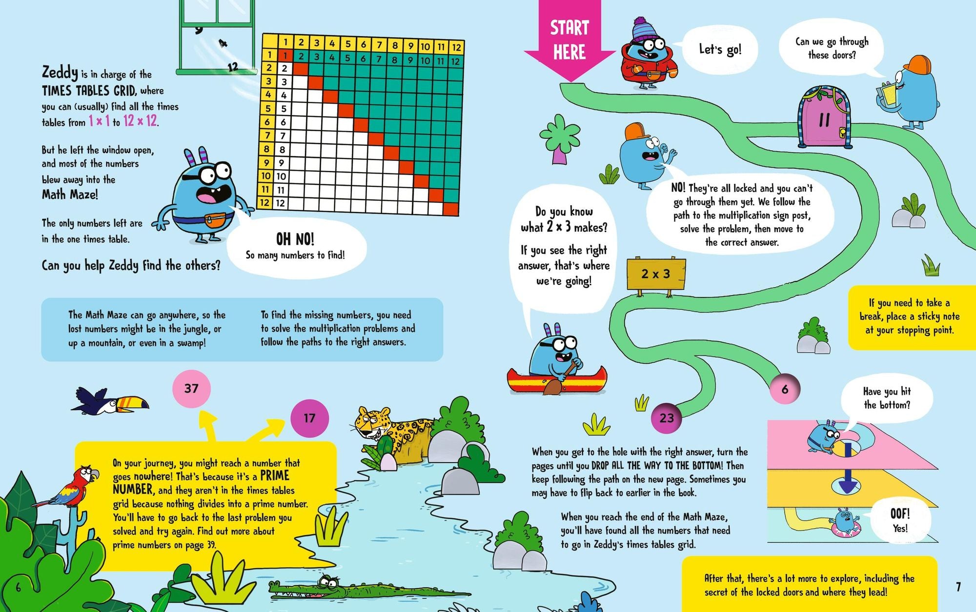 Mega Math Maze: A Multiplication Adventure