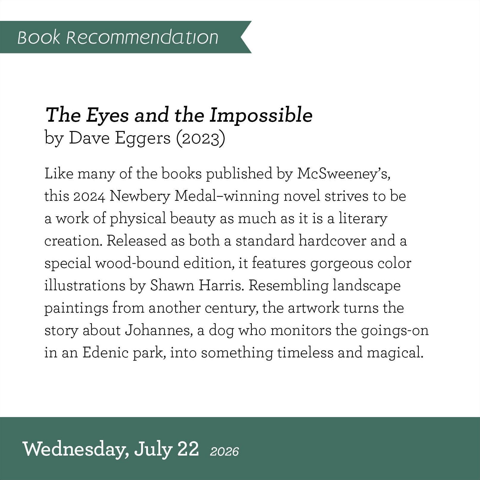 2026 Book Lover's Year Page-A-Day Calendar