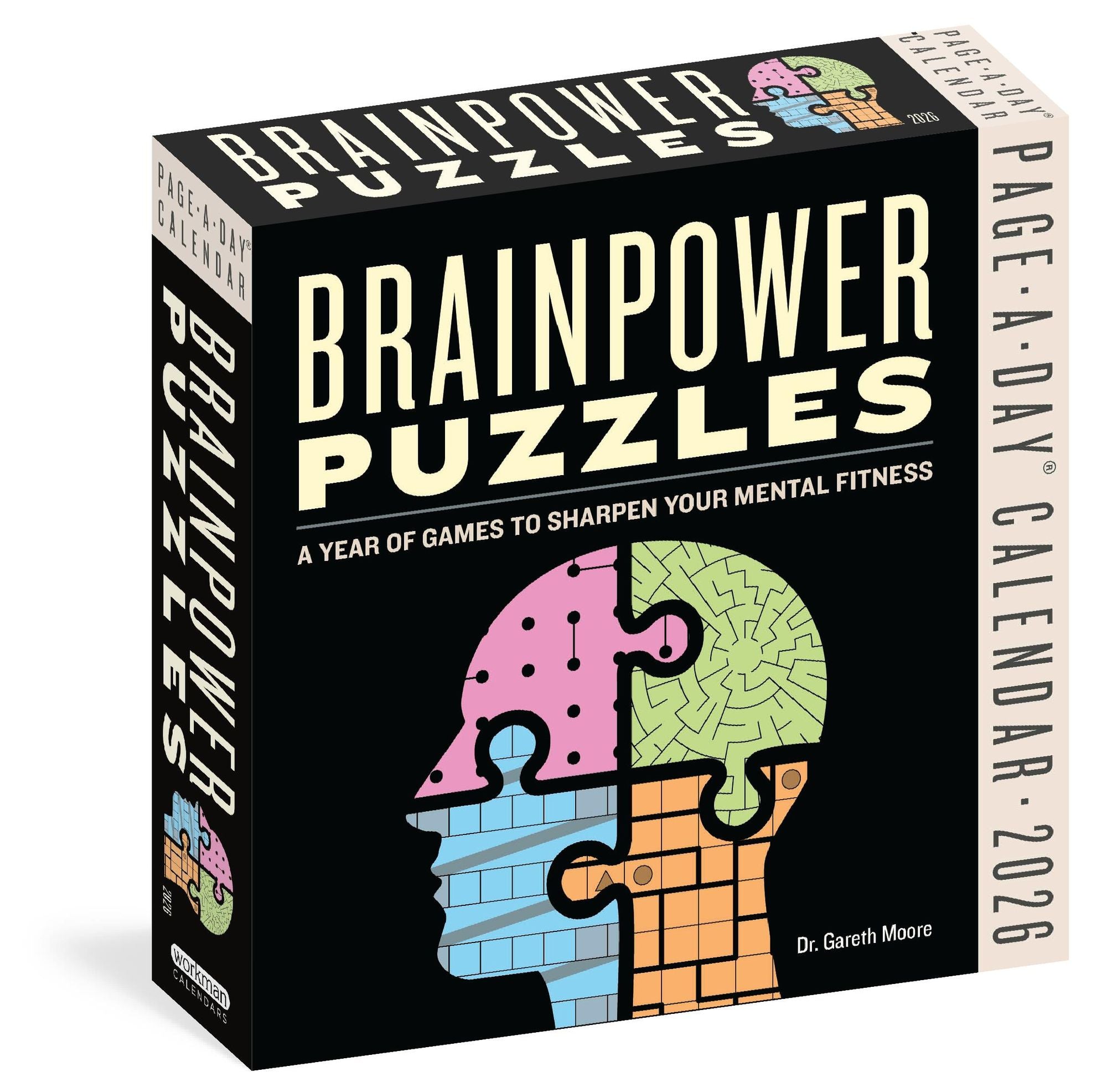2026 Brainpower Puzzles Page-A-Day Calendar