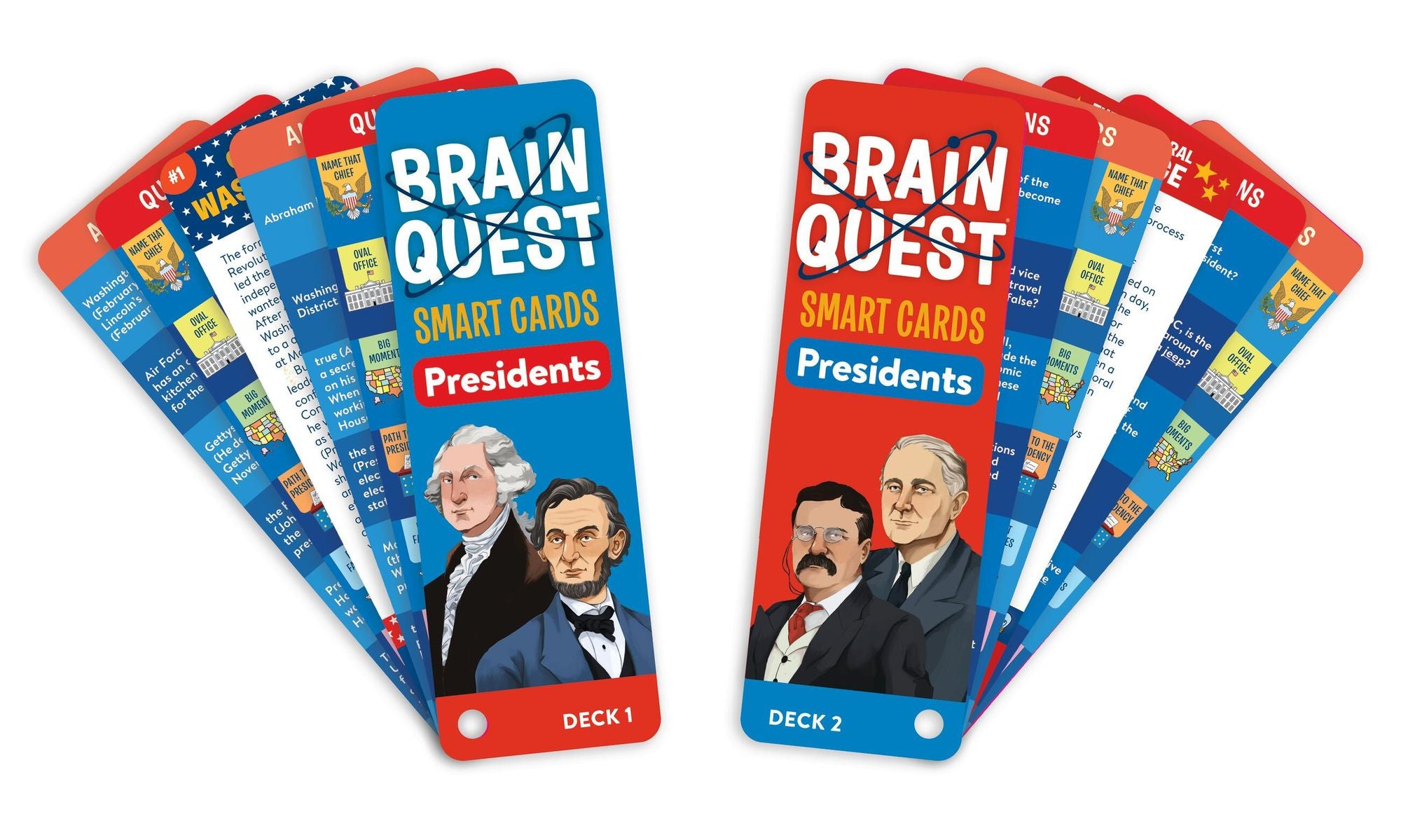 Brain Quest Presidents Smart Cards: America's 250th Anniversary Edition