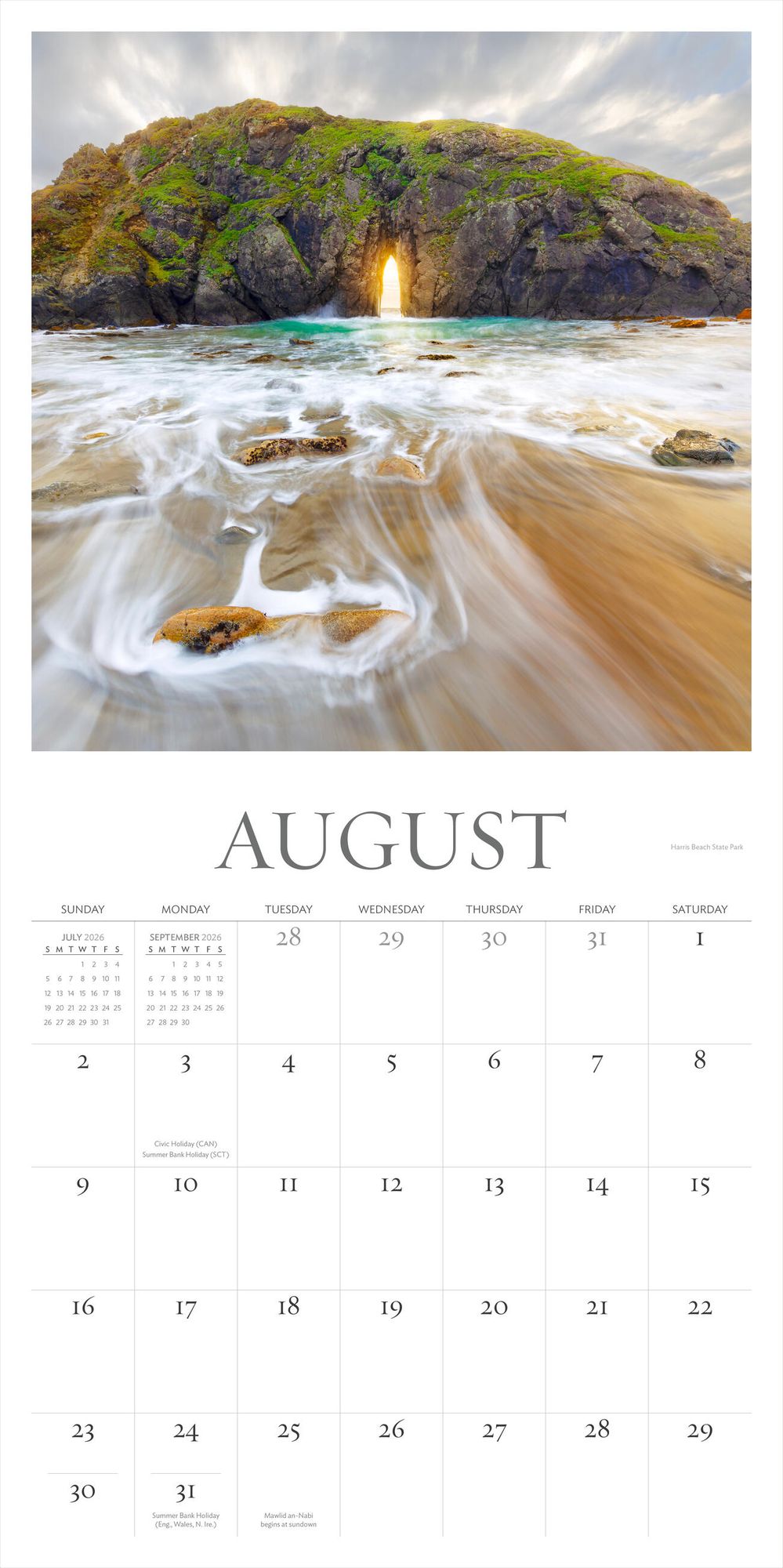 Oregon, My Oregon Wall Calendar 2026