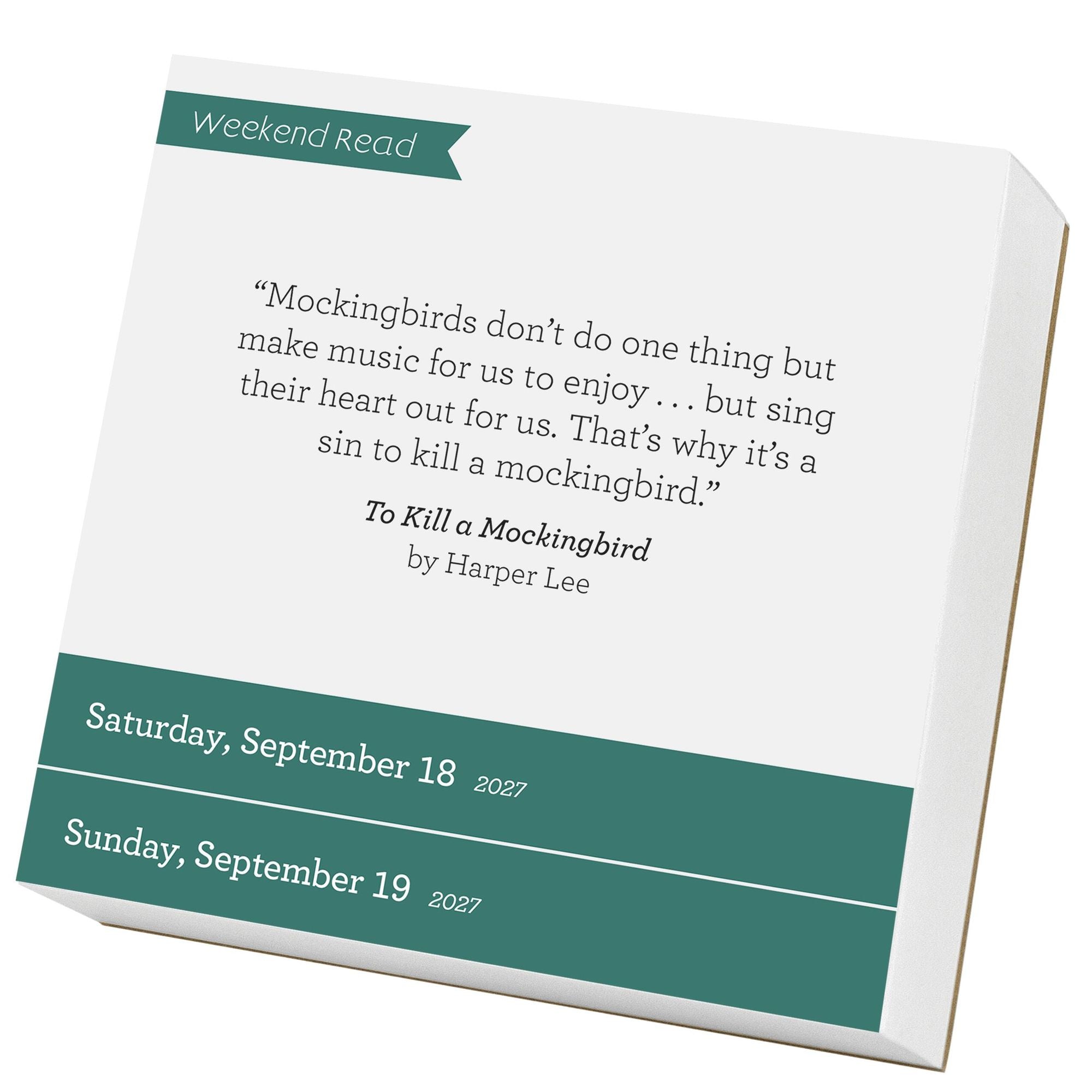 2027 A Book Lover's Year Page-A-Day Calendar
