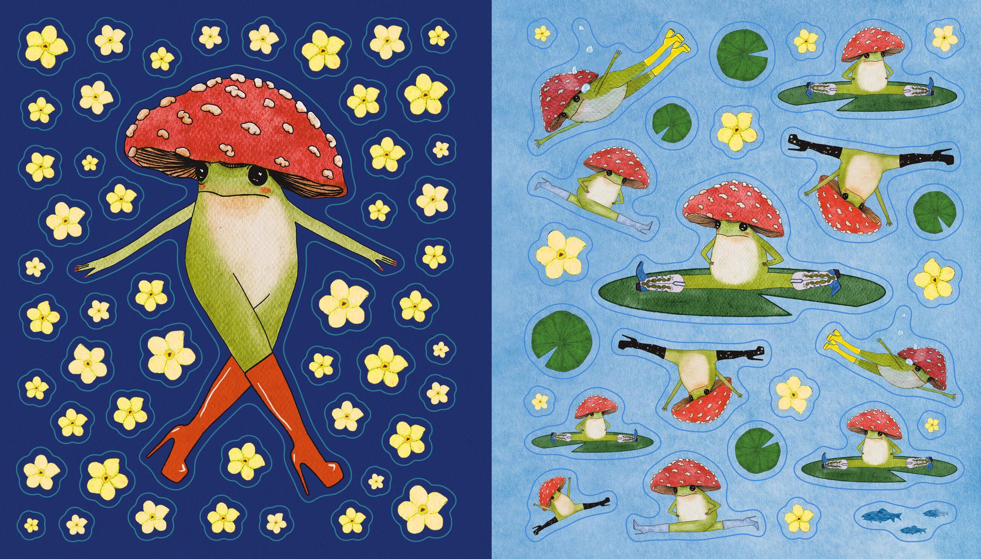The Little Frog Sticker Book: More Than 700 Stickers!