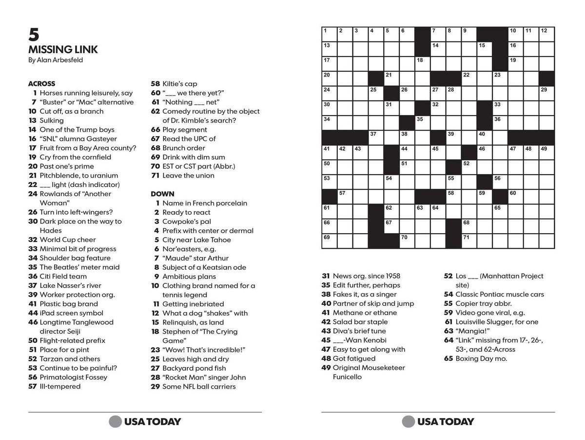 USA TODAY Crossword Super Challenge 2: 200 Puzzles