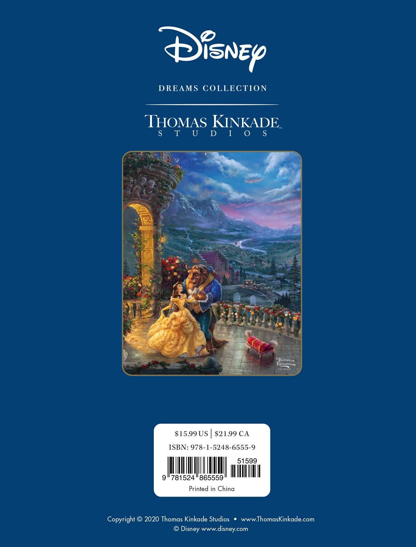 Disney Dreams Collection Thomas Kinkade Studios Disney Princess Coloring Book