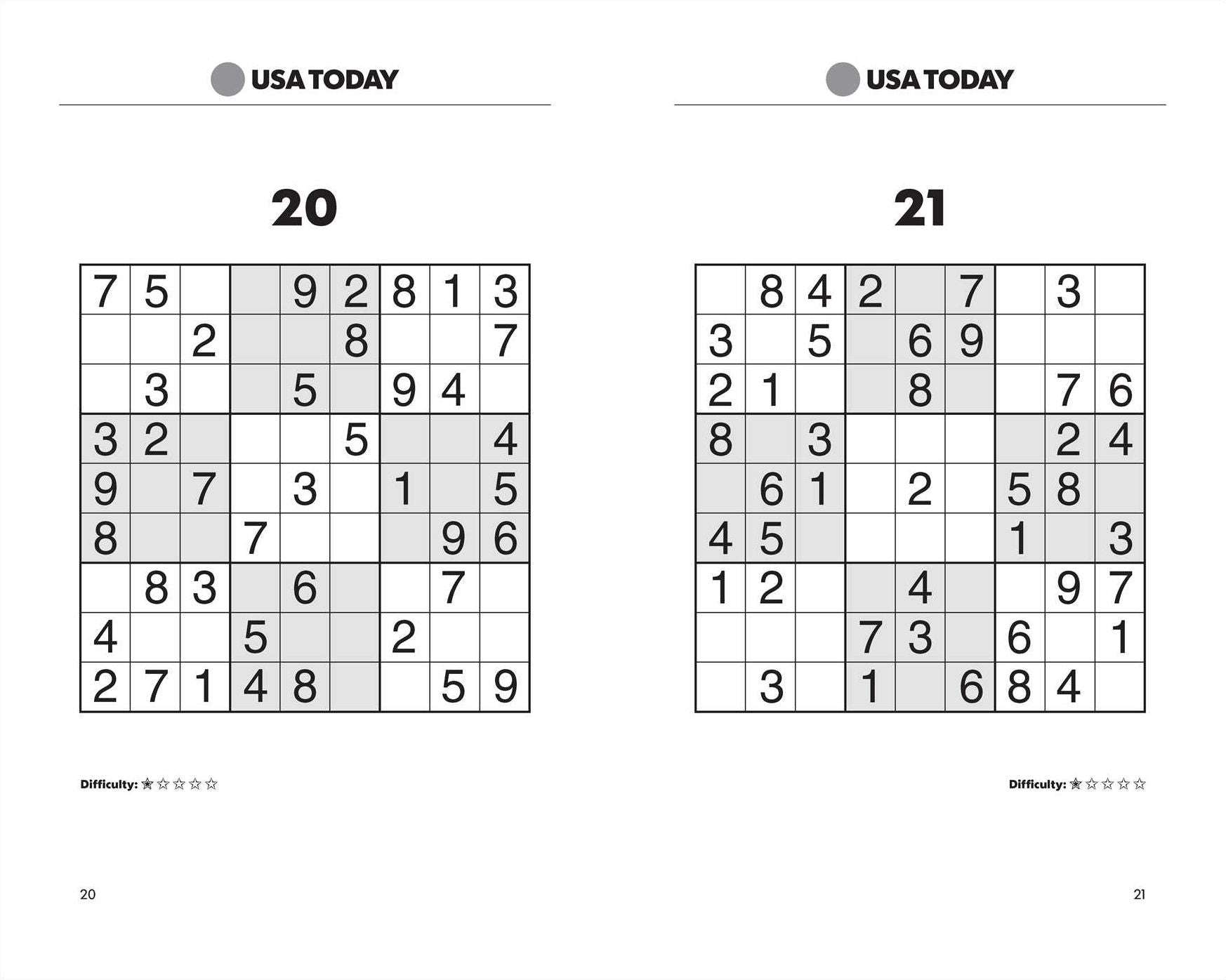 USA TODAY Sudoku Super Challenge 3