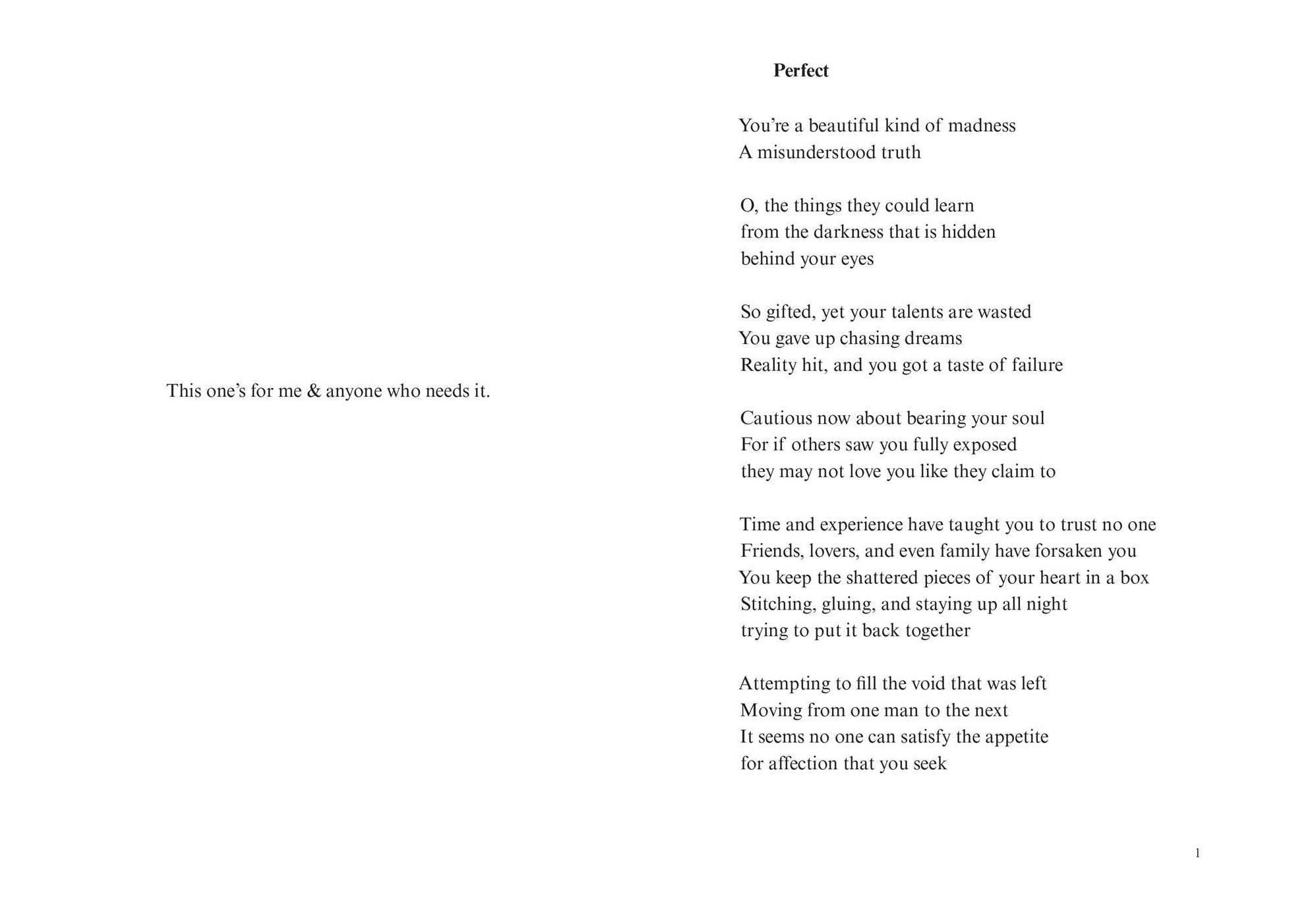 Born to Love, Cursed to Feel Revised Edition