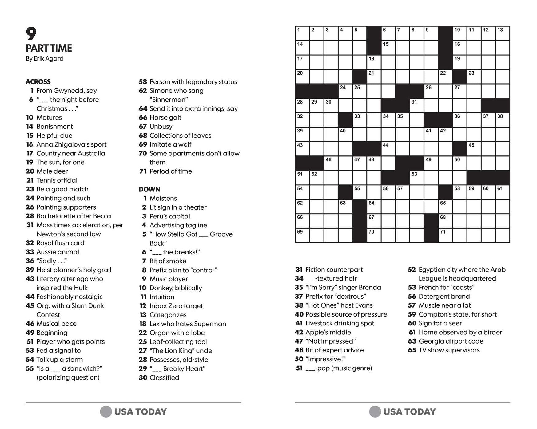 USA TODAY Teatime Crosswords: 200 Puzzles