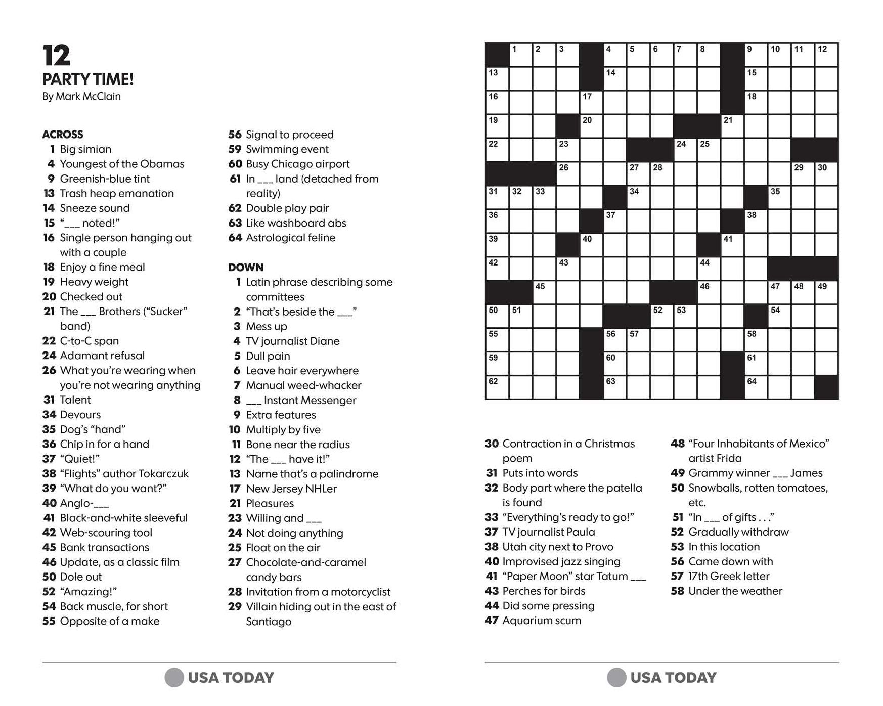 USA TODAY Teatime Crosswords: 200 Puzzles