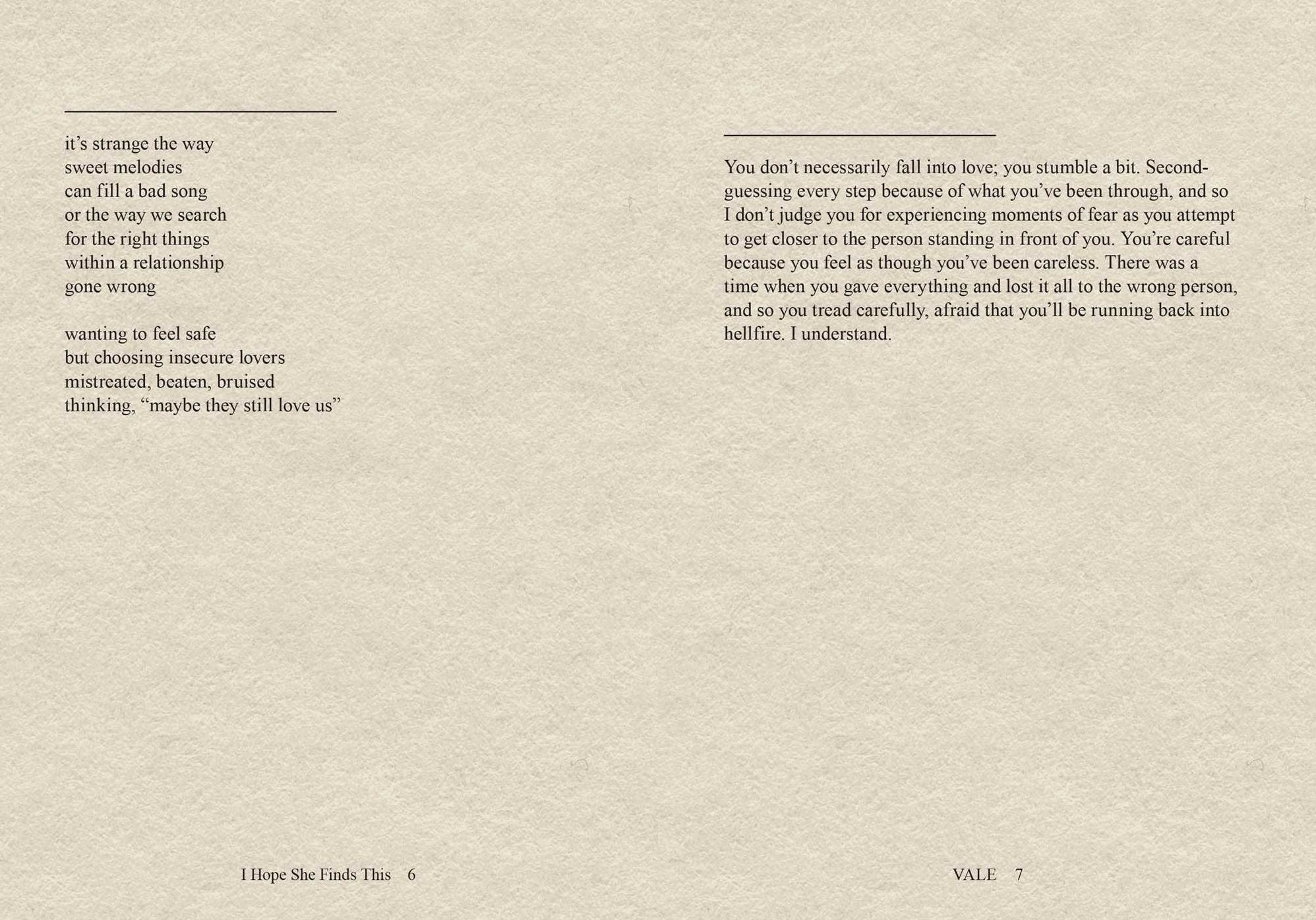 I Hope She Finds This