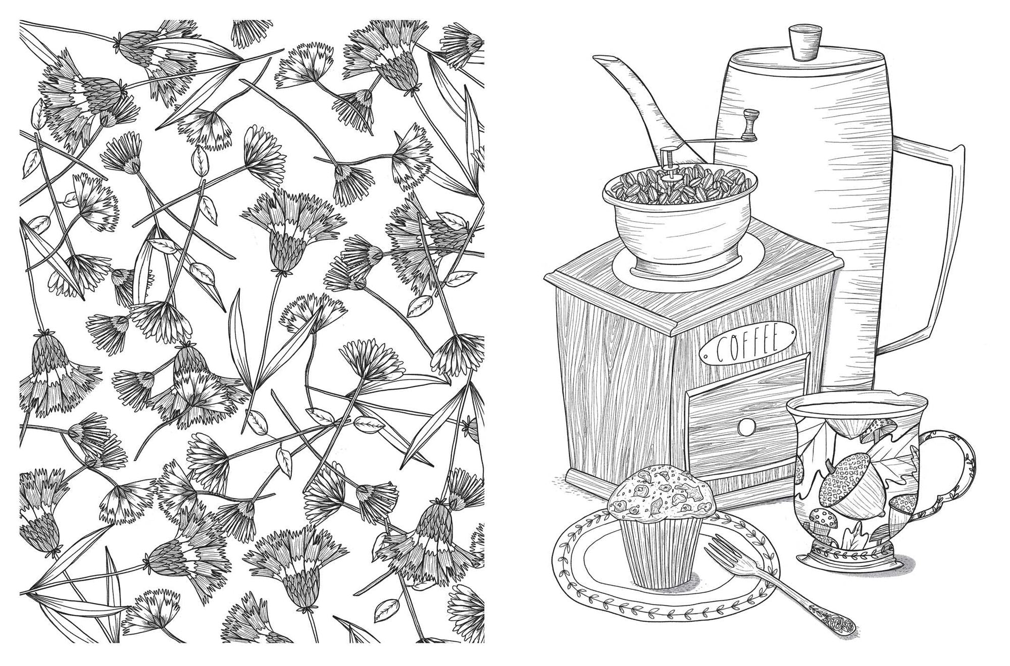 Cottagecore Galore: A Timeless Coloring Book