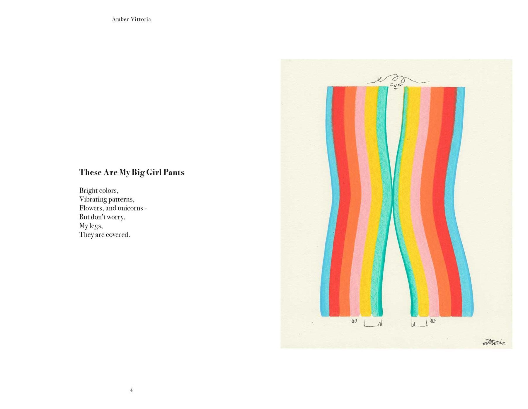 These Are My Big Girl Pants: Poetry and Paintings on Womanhood