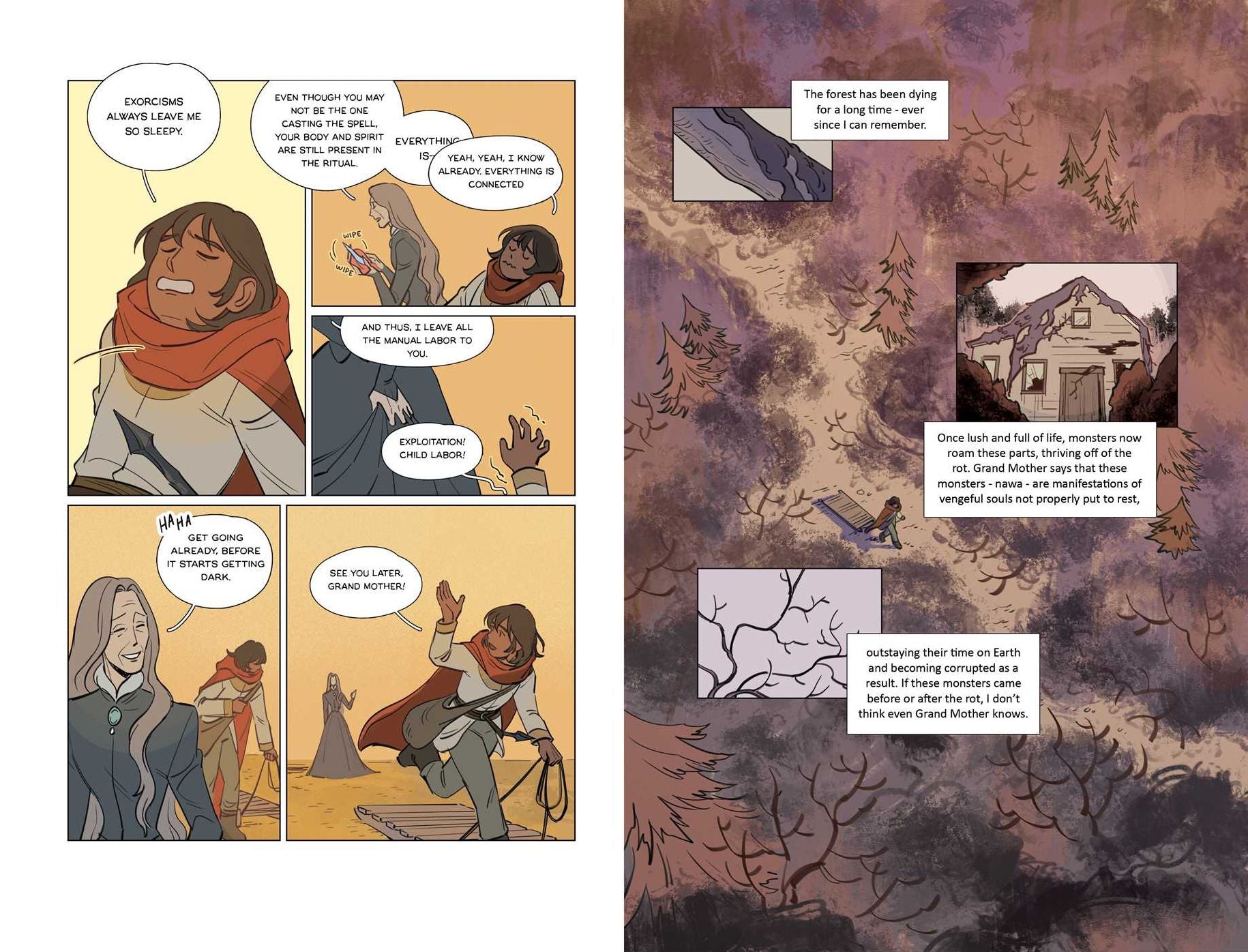 Red and the Wolves: A Graphic Novel