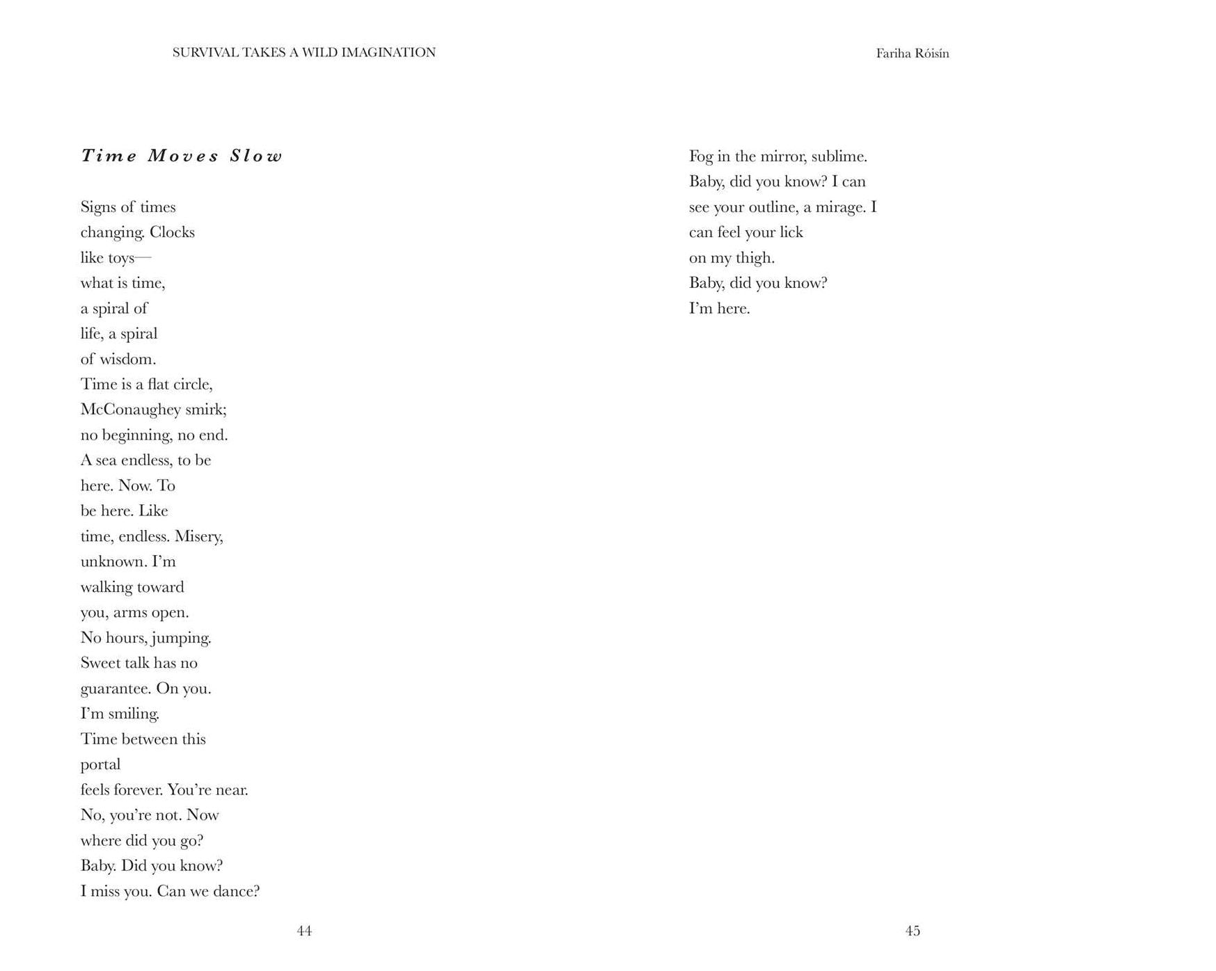 Survival Takes a Wild Imagination: Poems