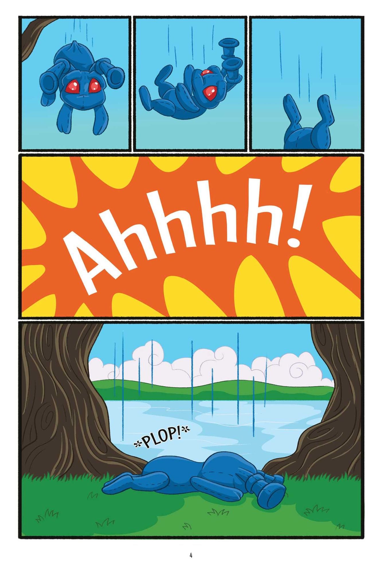 Neopets: The Discarded Magical Blue Grundo Plushie of Prosperity
