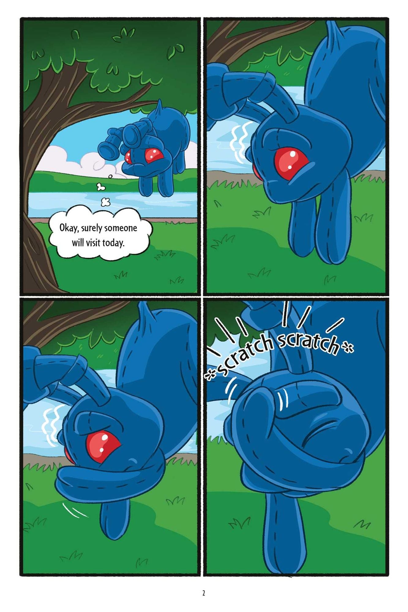 Neopets: The Discarded Magical Blue Grundo Plushie of Prosperity