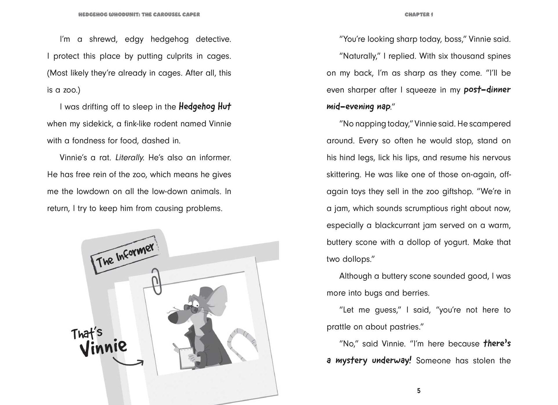 Hedgehog Whodunit: The Carousel Caper