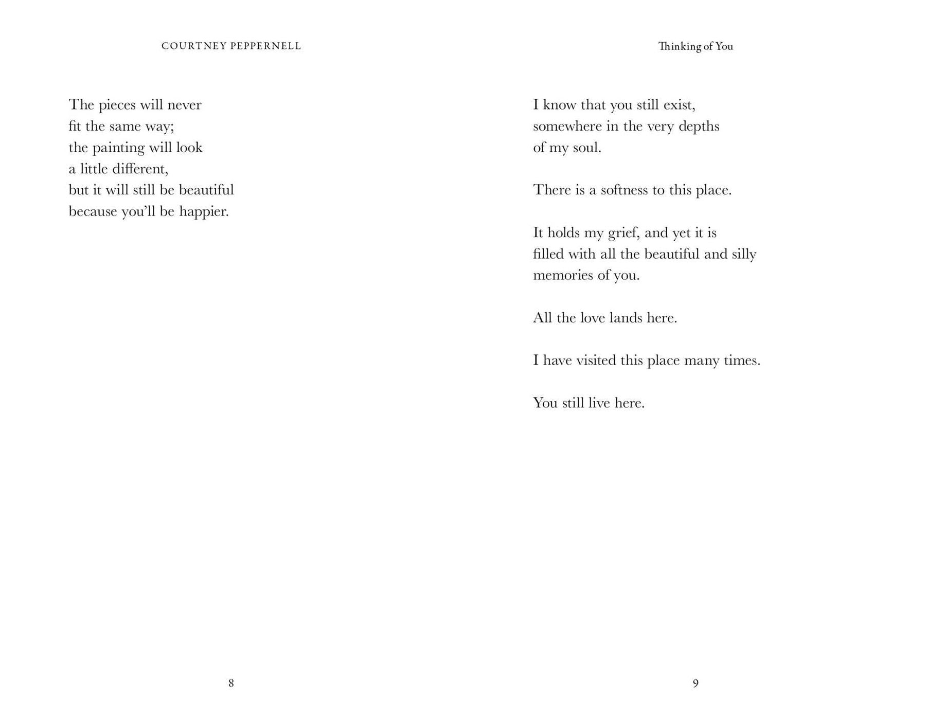 Thinking of You: Poems on Grief, Loss, and Healing