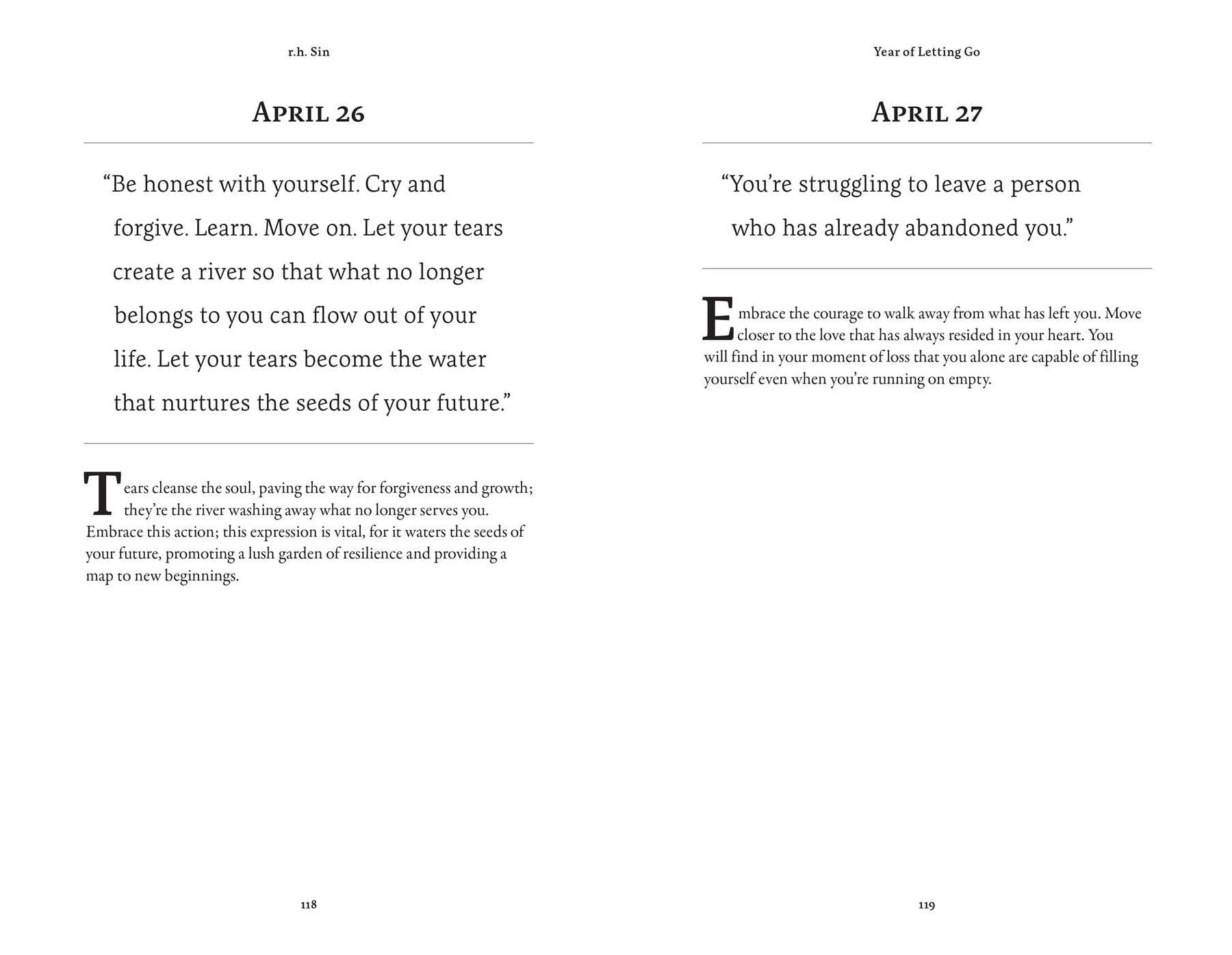 The Year of Letting Go: 365 Days Pursuing Emotional Freedom