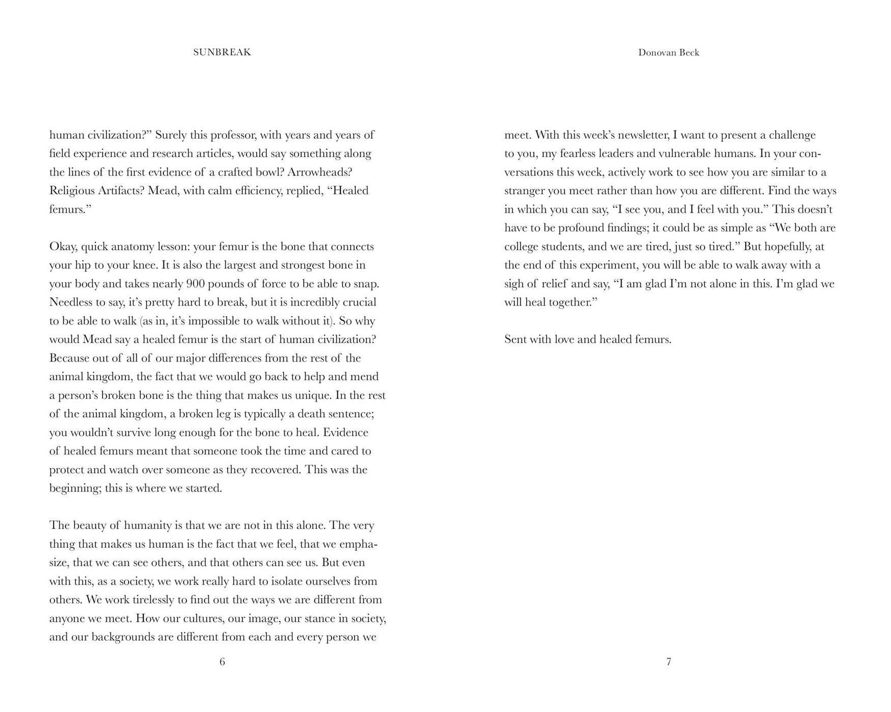 Sunbreak: Notes on Hope