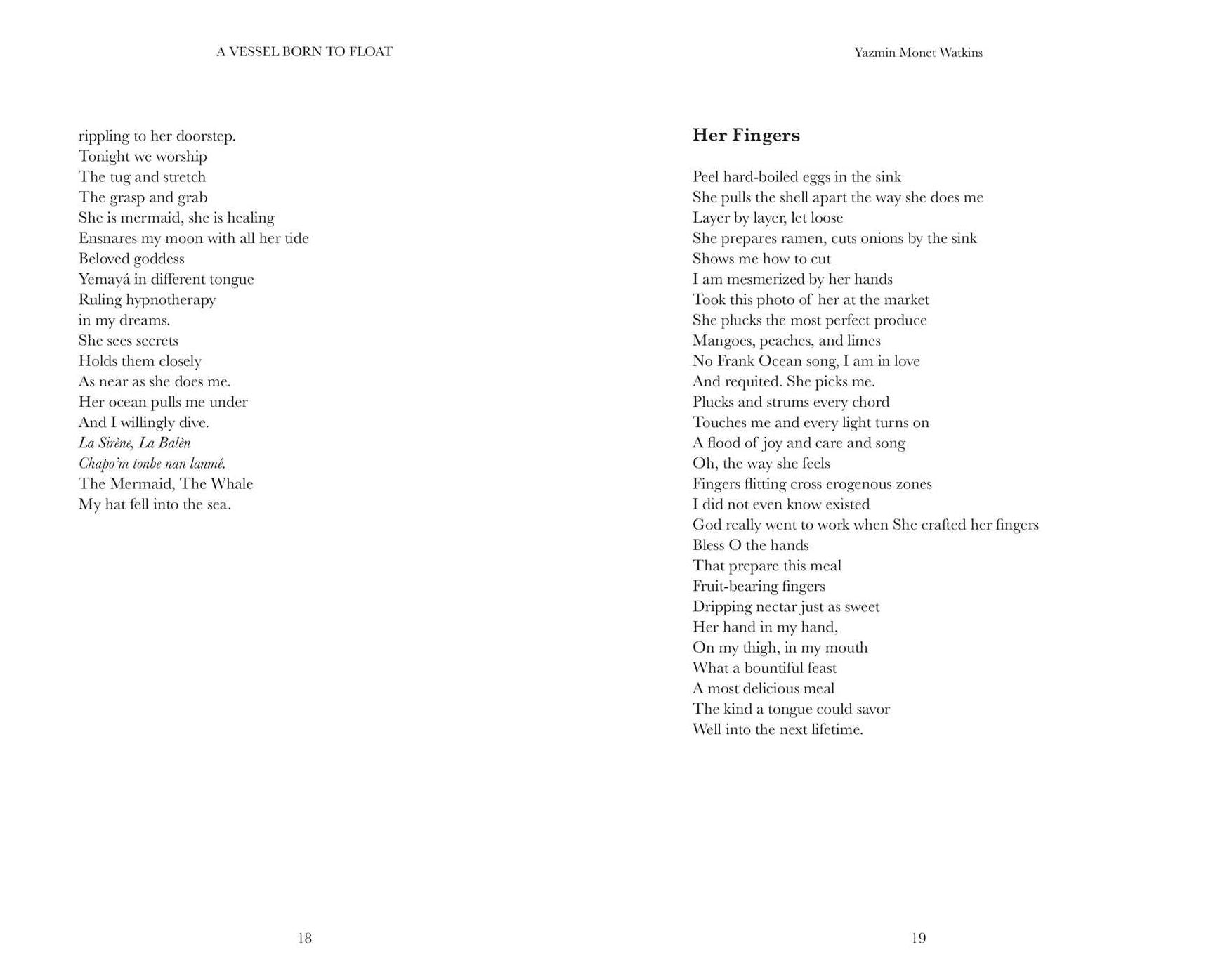 A Vessel Born to Float: Poems