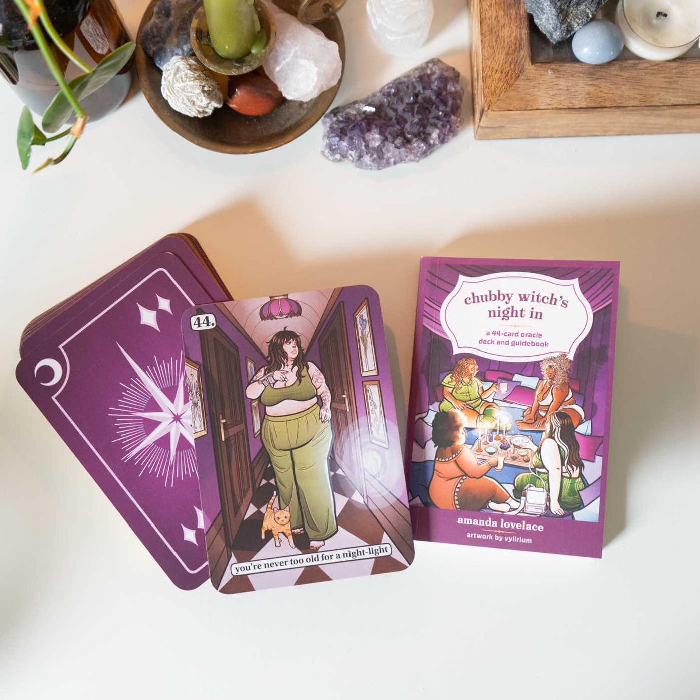 Chubby Witch's Night In: A 44-Card Oracle Deck and Guidebook