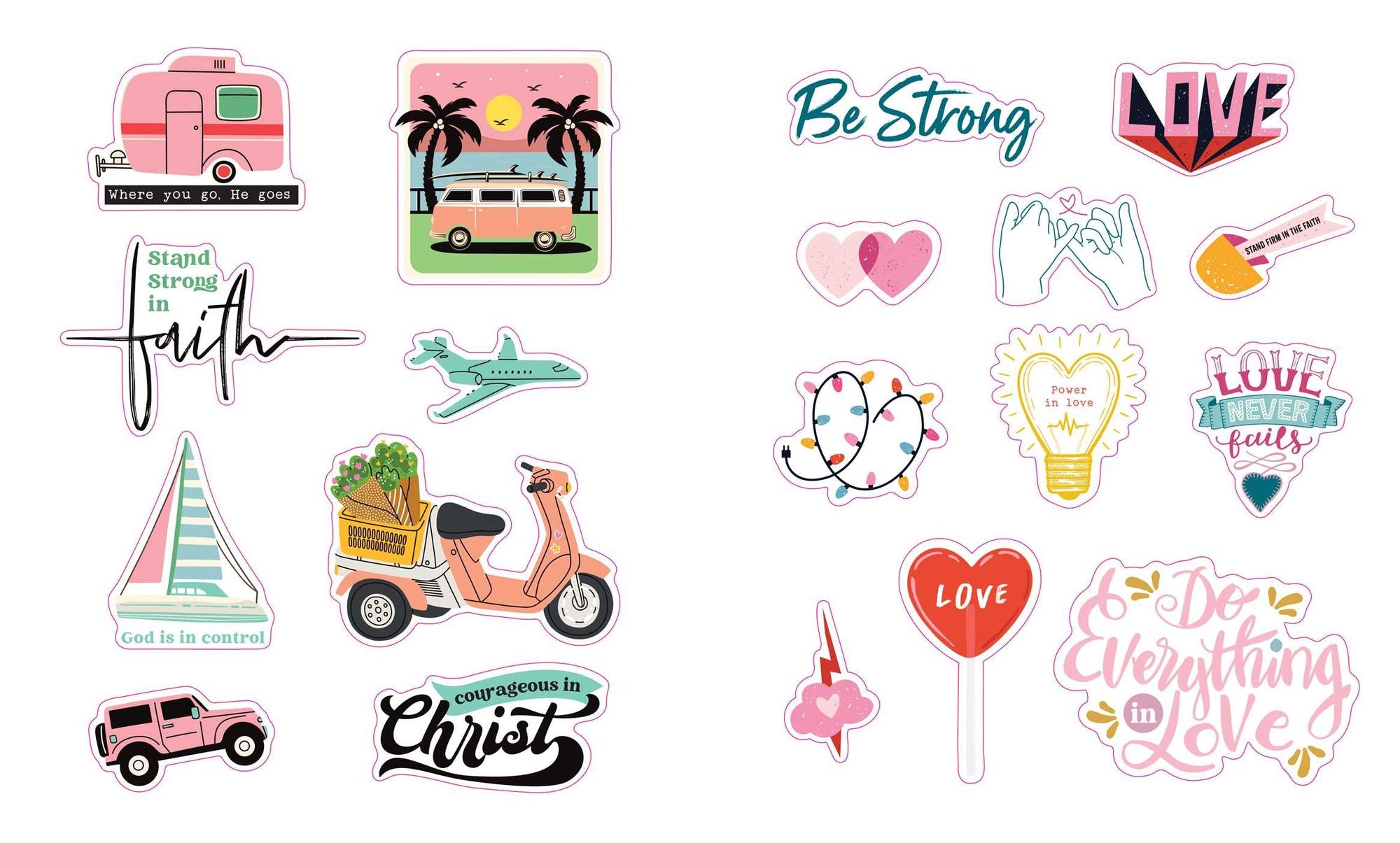 Sticker Inspirations: Praise and Promises to Remind You of God's Love