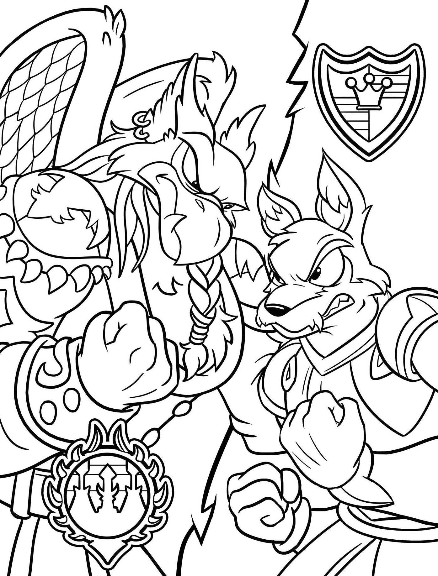 Neopets: The Official Colouring Book