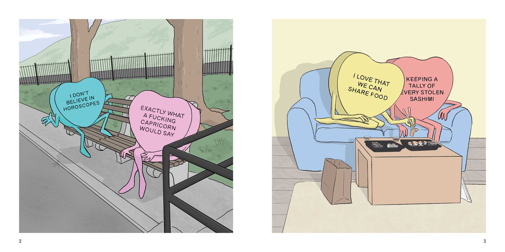 The Secret Lives of Candy Hearts