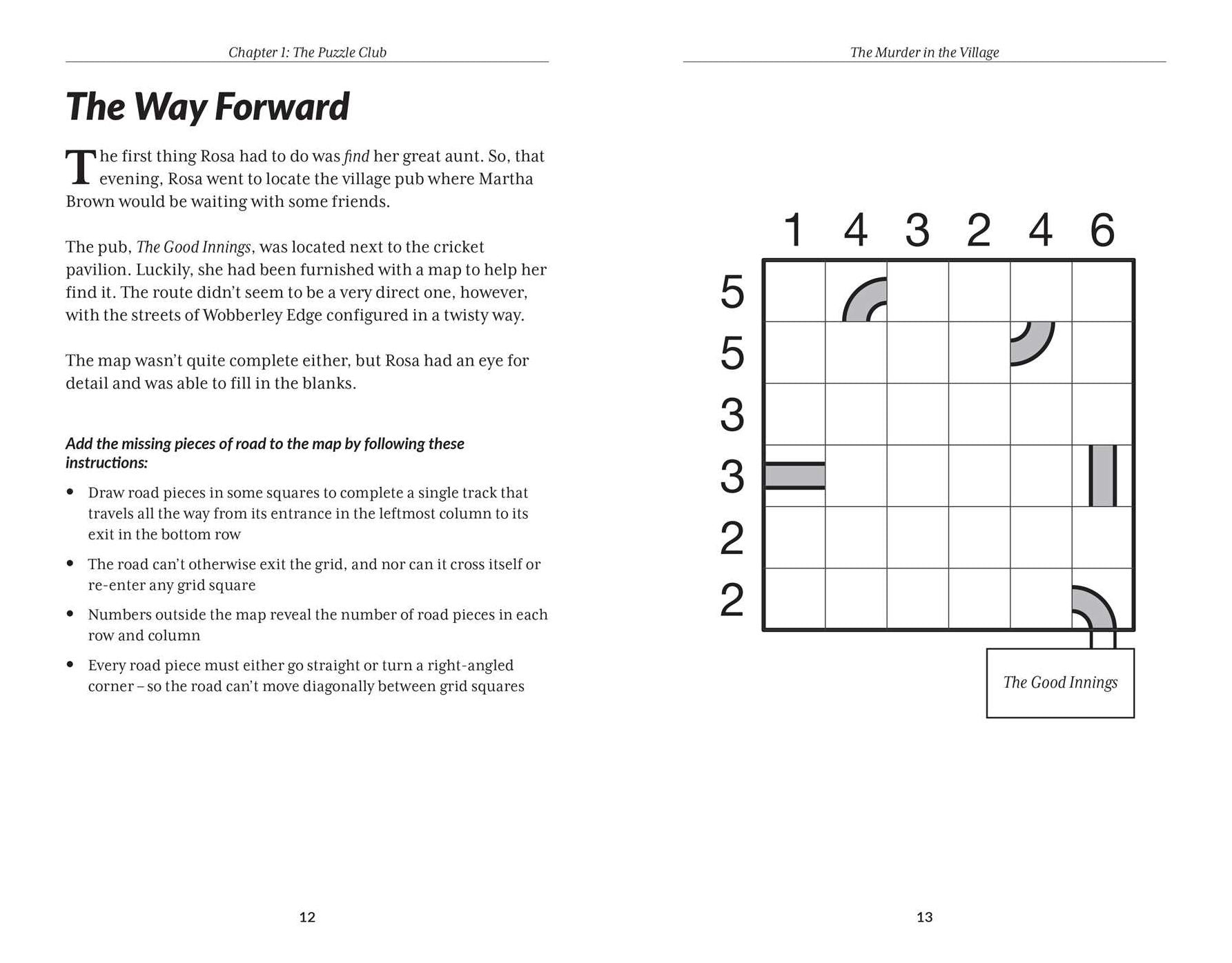 The Murder Mystery Club Puzzle Book: Murder in the Village