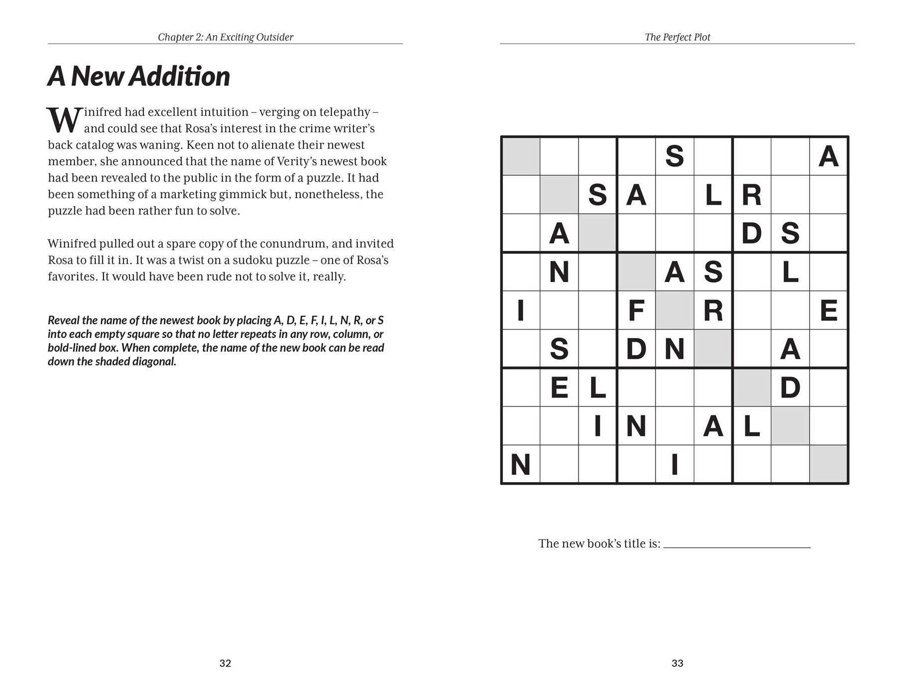 The Murder Mystery Club Puzzle Book: The Perfect Plot